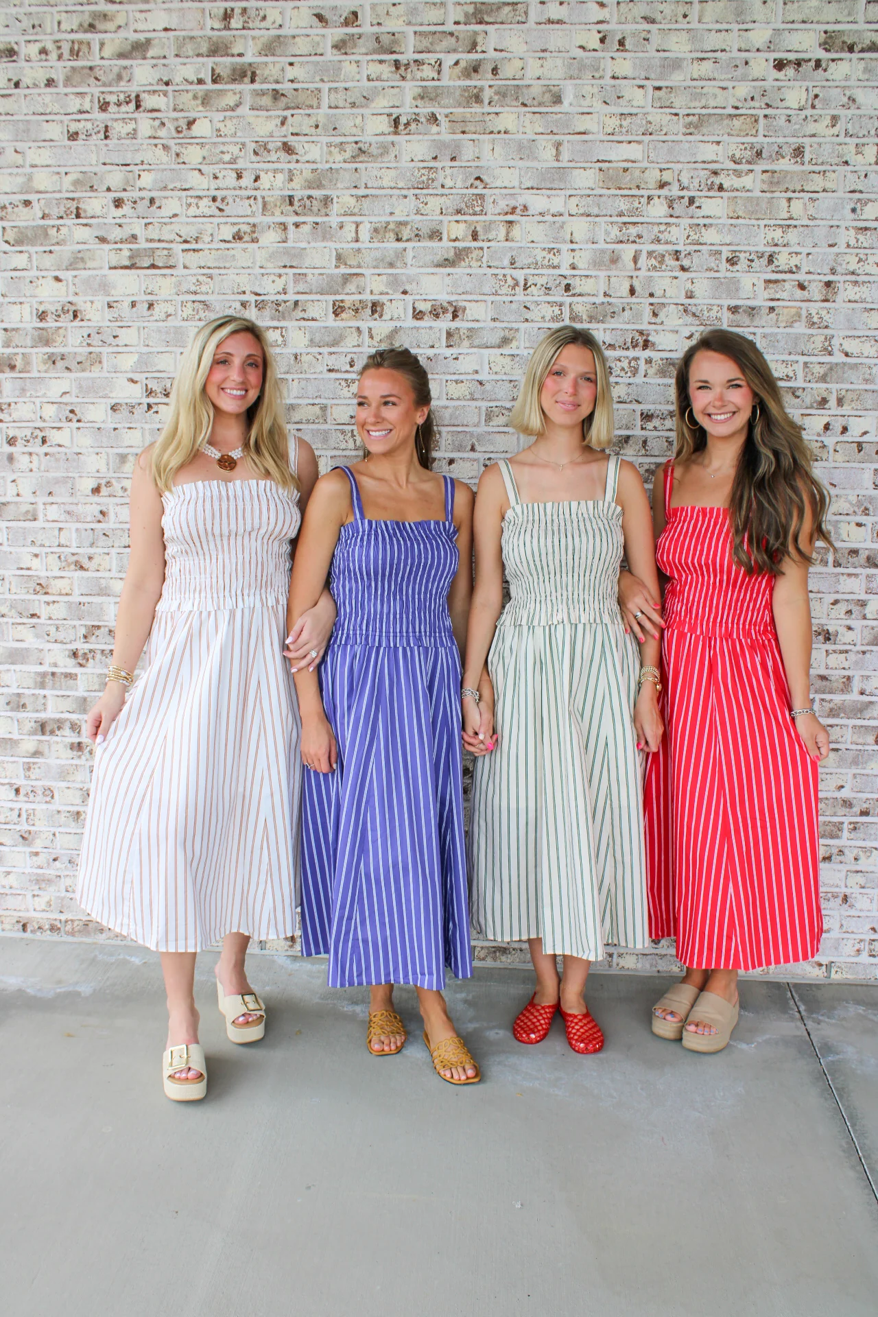 Lauren Striped Midi Dress - Image 2