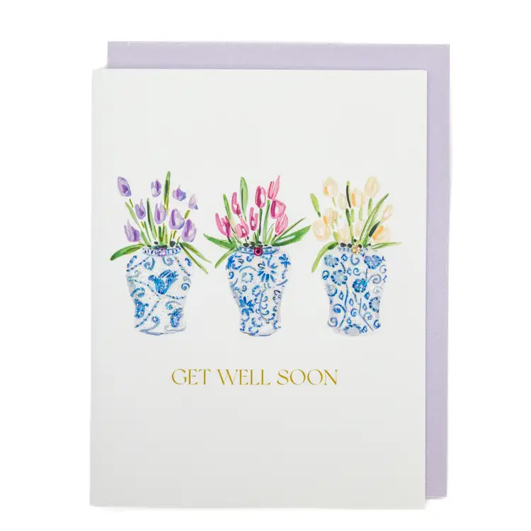 Lavender Vines Greeting Card - Image 4