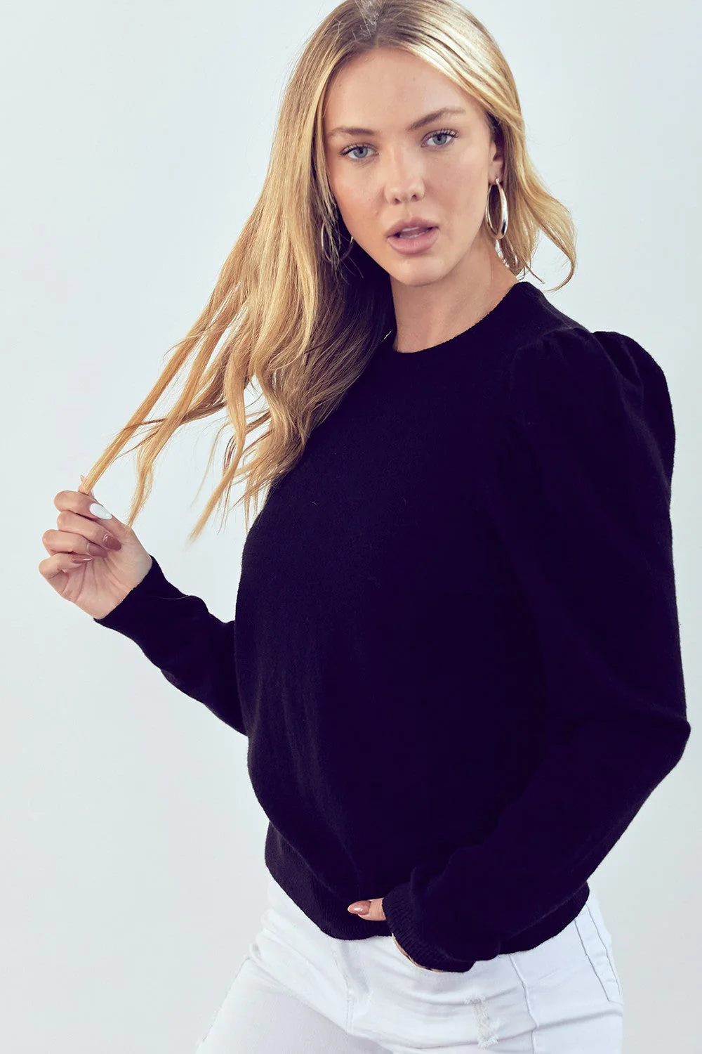 Lee Puff Sleeve Sweater - Image 13