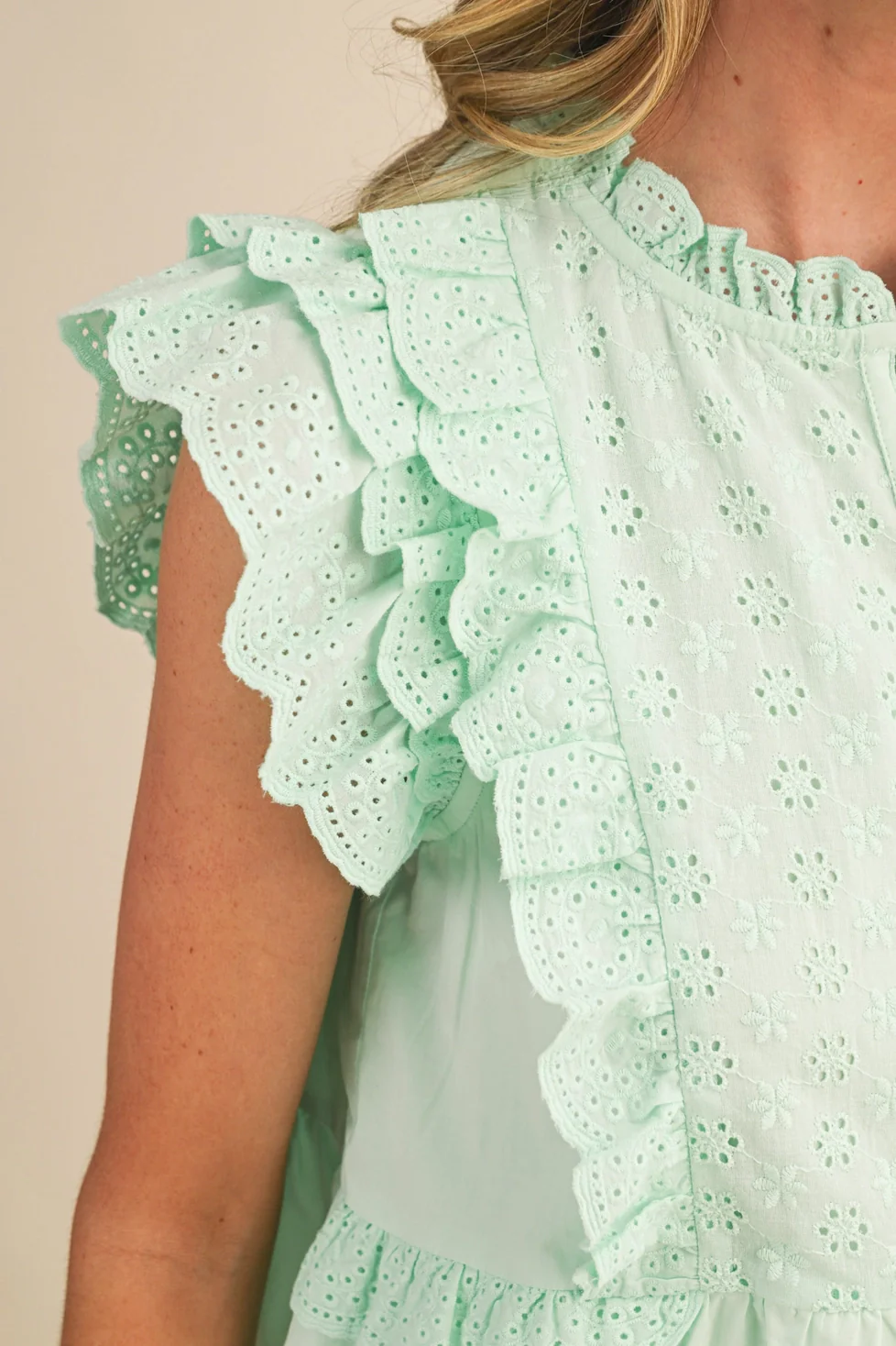 Wilder Ruffle Peasant Blouse - Image 3