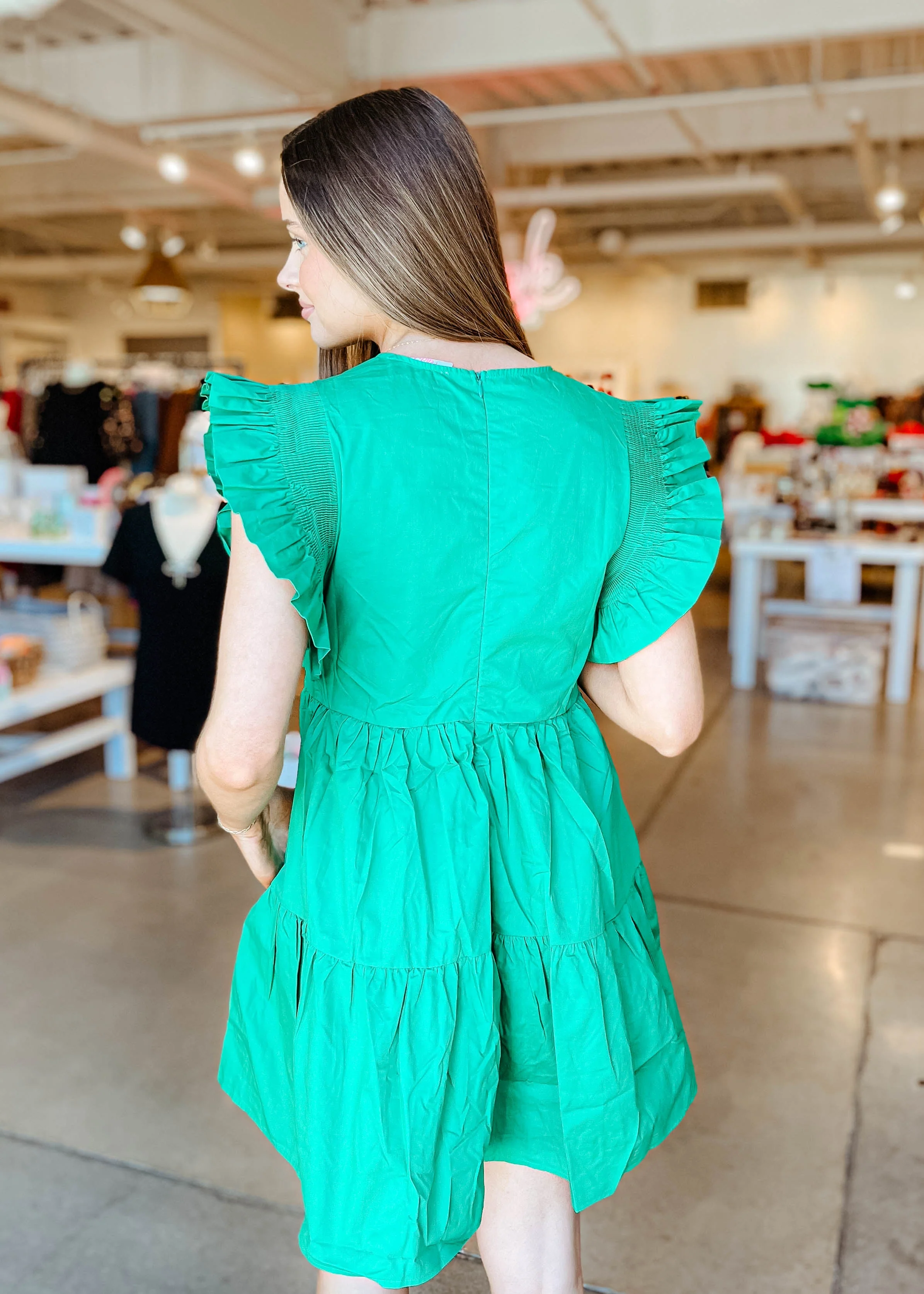 Liza Clover Sequin Mini Dress - Image 3