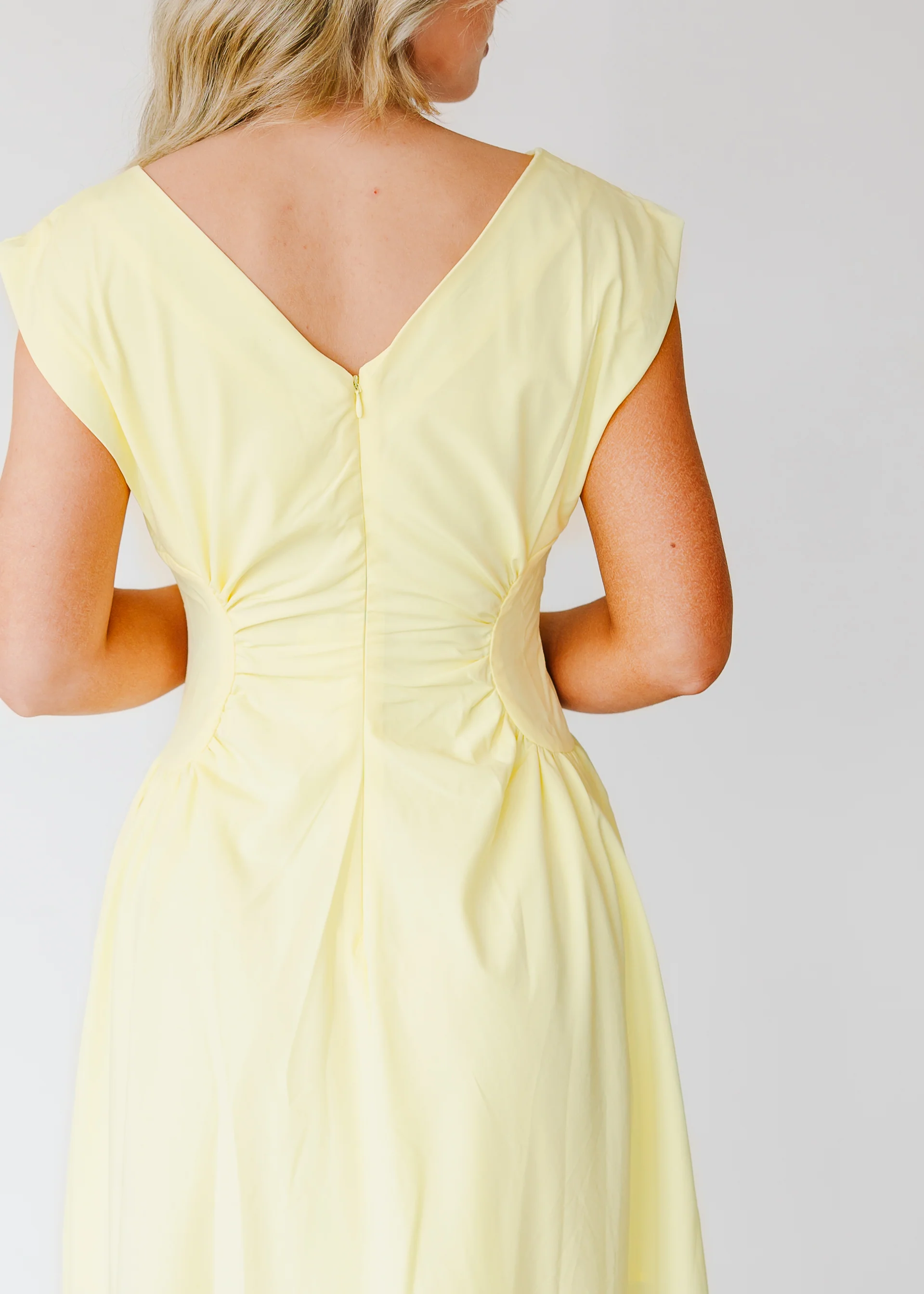 Mabel Ruched Midi Dress - Image 15