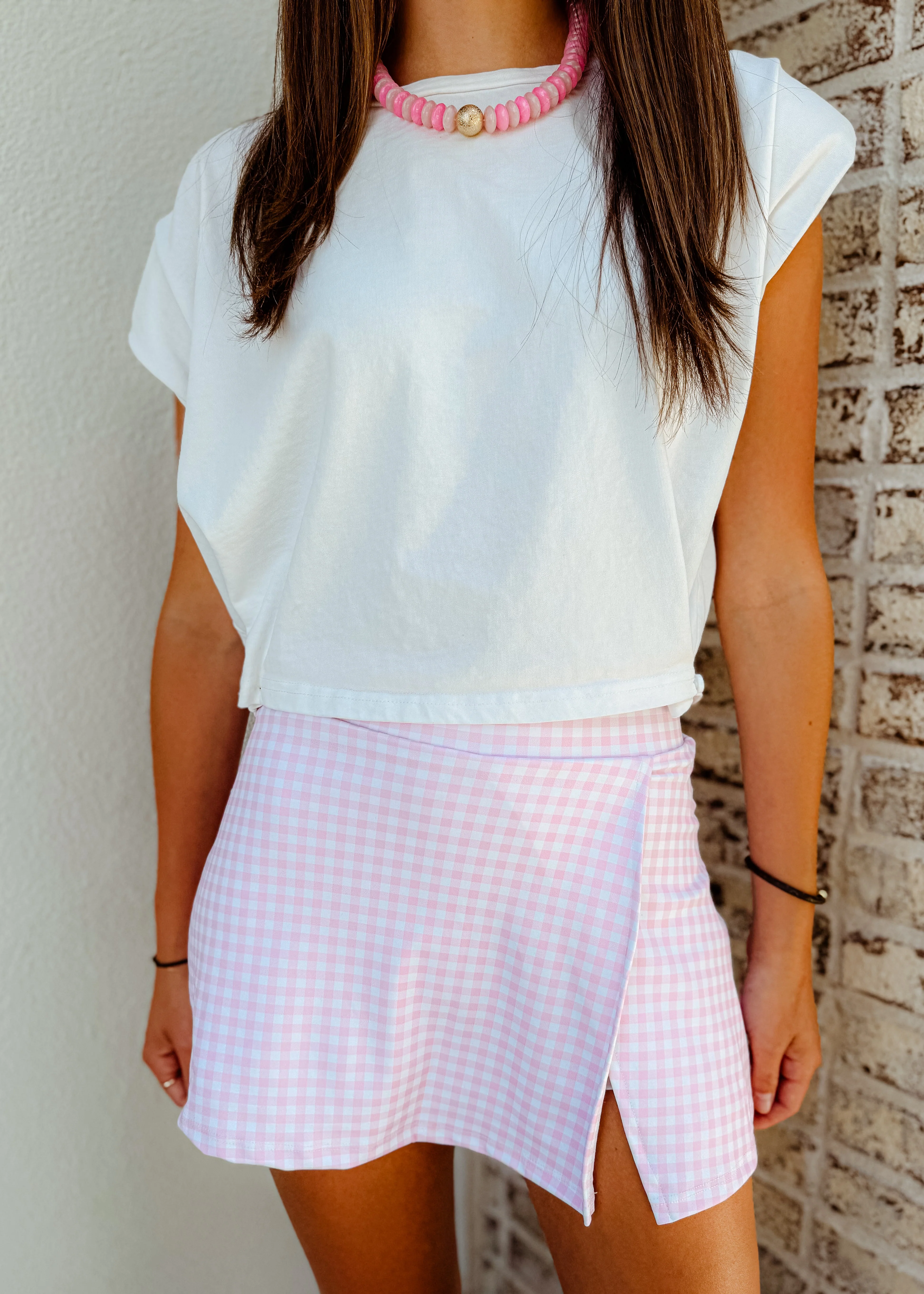 Maisie Gingham Skort - Image 6