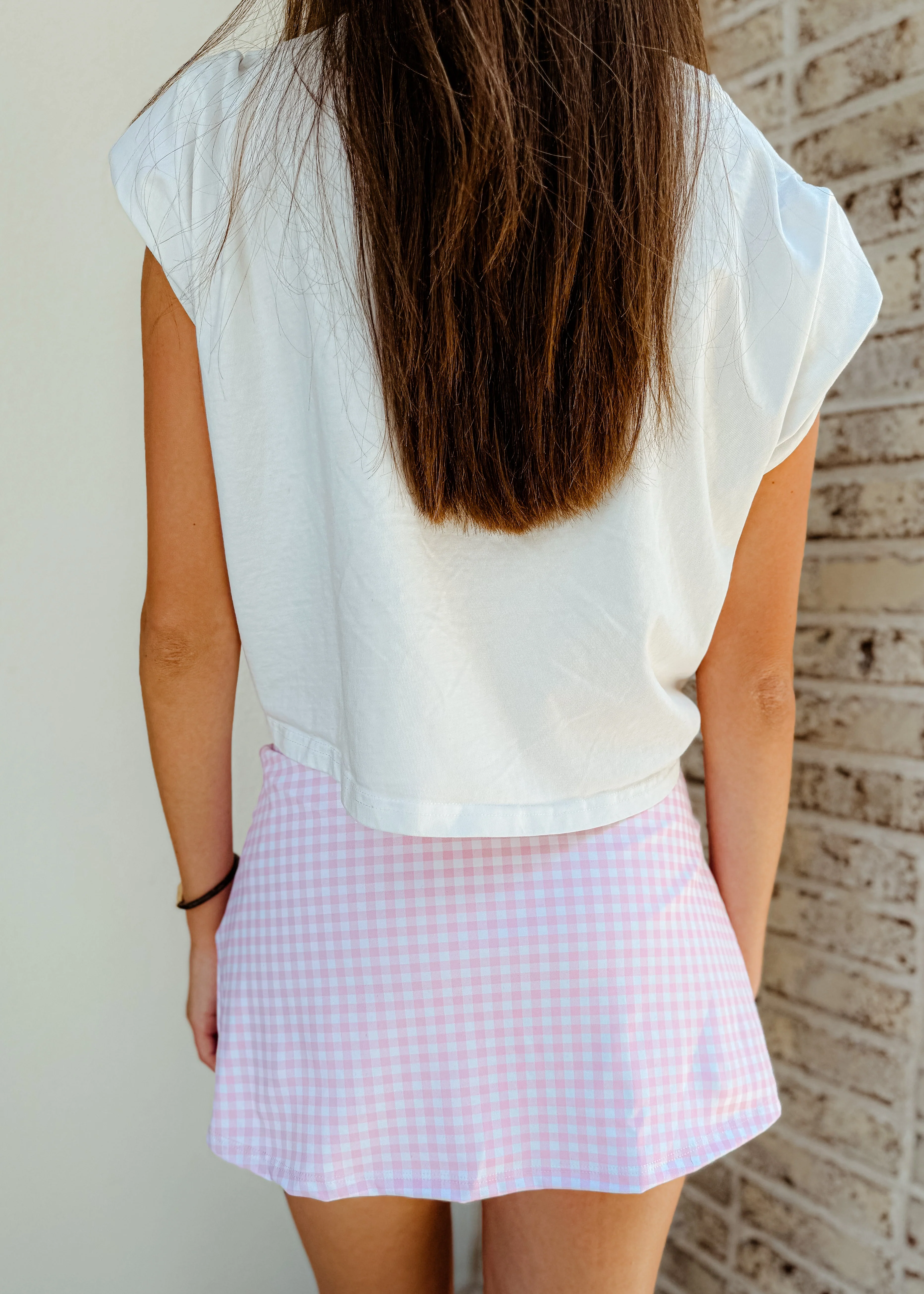 Maisie Gingham Skort - Image 8