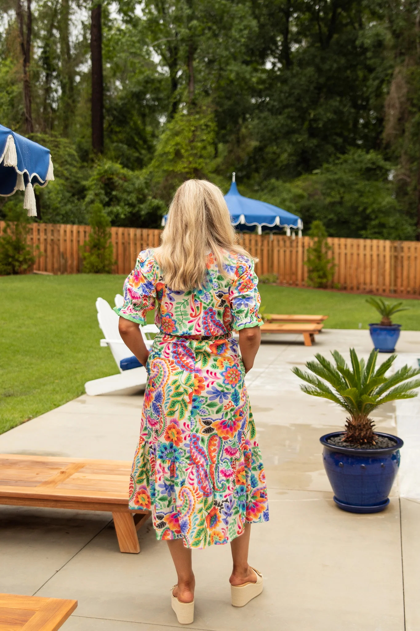 Maribel Whimsy Midi Dress - Image 3