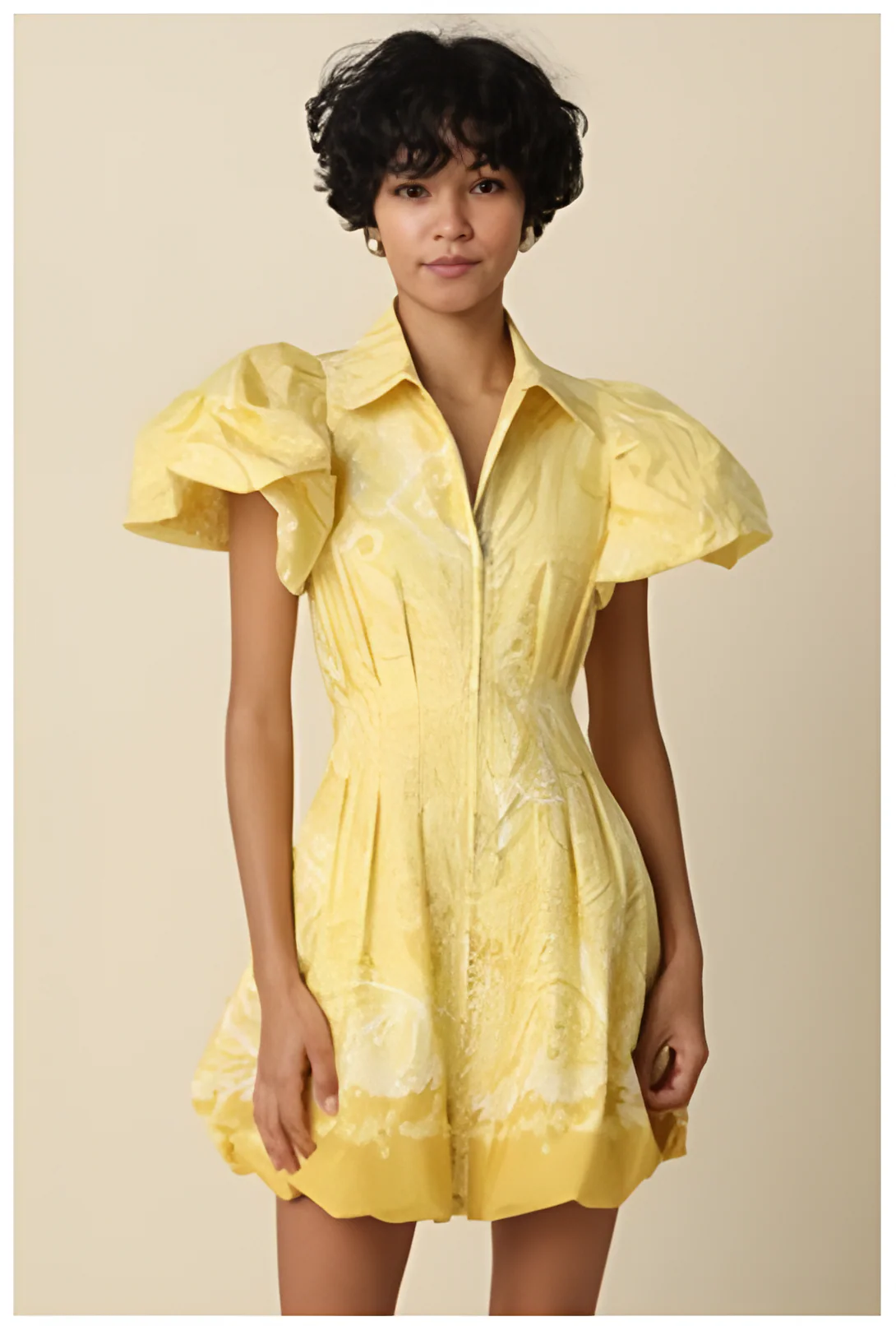 Marigold Zip Front Dress - Image 10