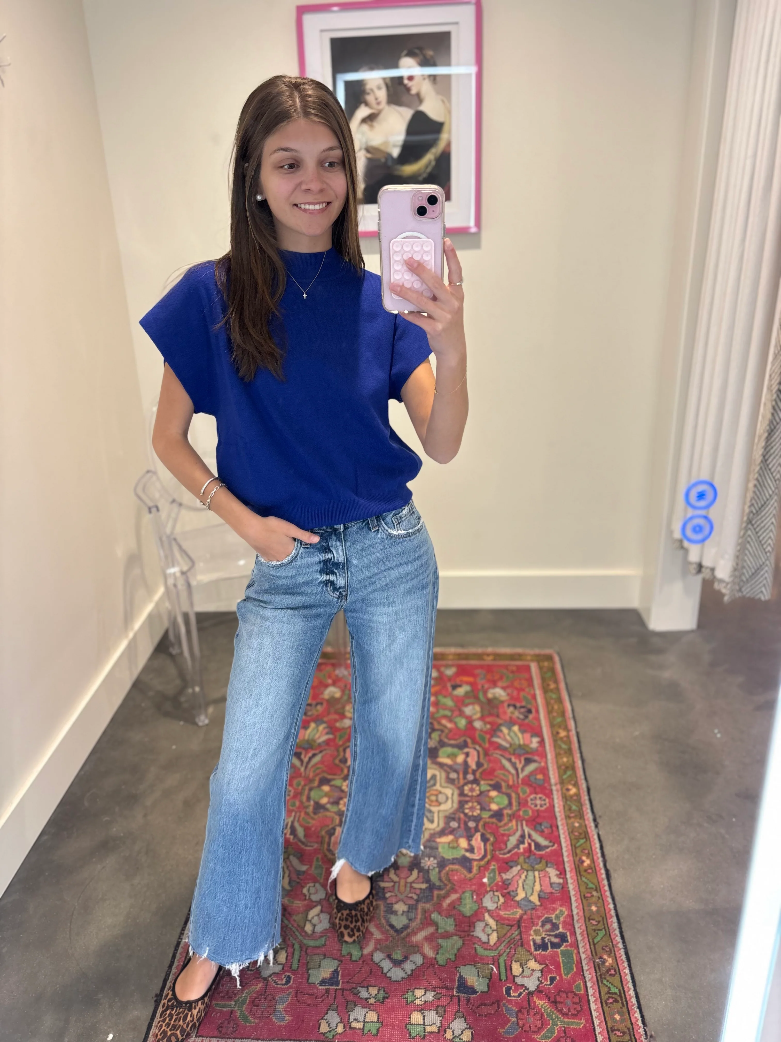 Marina Mock Neck Top - Image 36