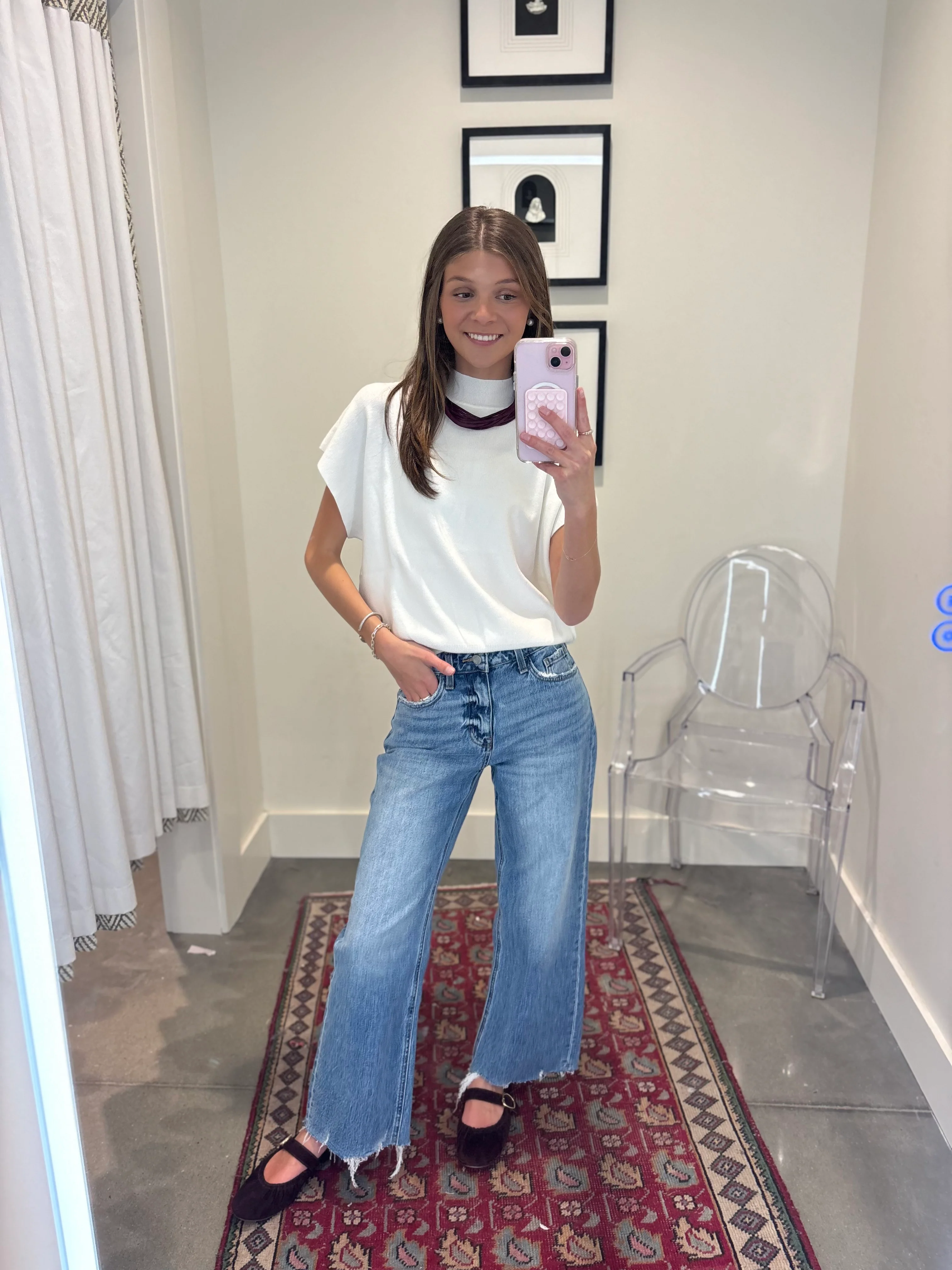 Marina Mock Neck Top - Image 38