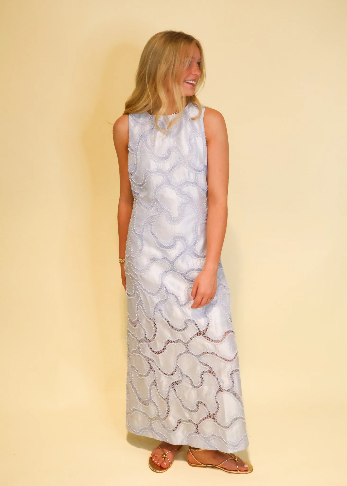 Maris Beaded Embellishment Midi Dress - Image 2