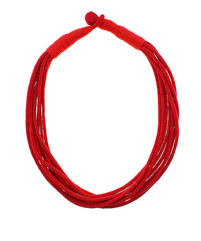 Multi Strand Statement Necklace - Image 5