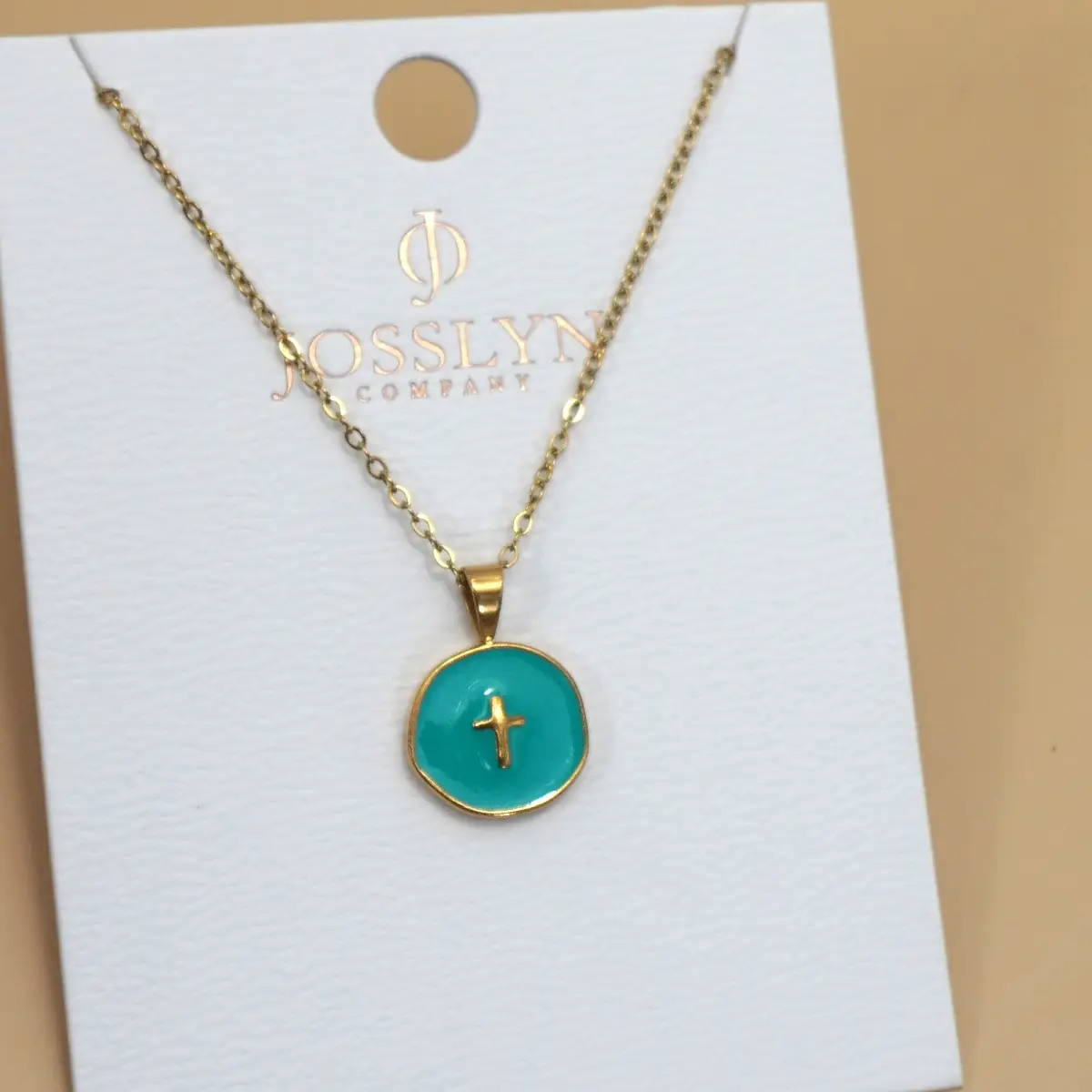 Noelle Cross Pendant Necklace - Image 2