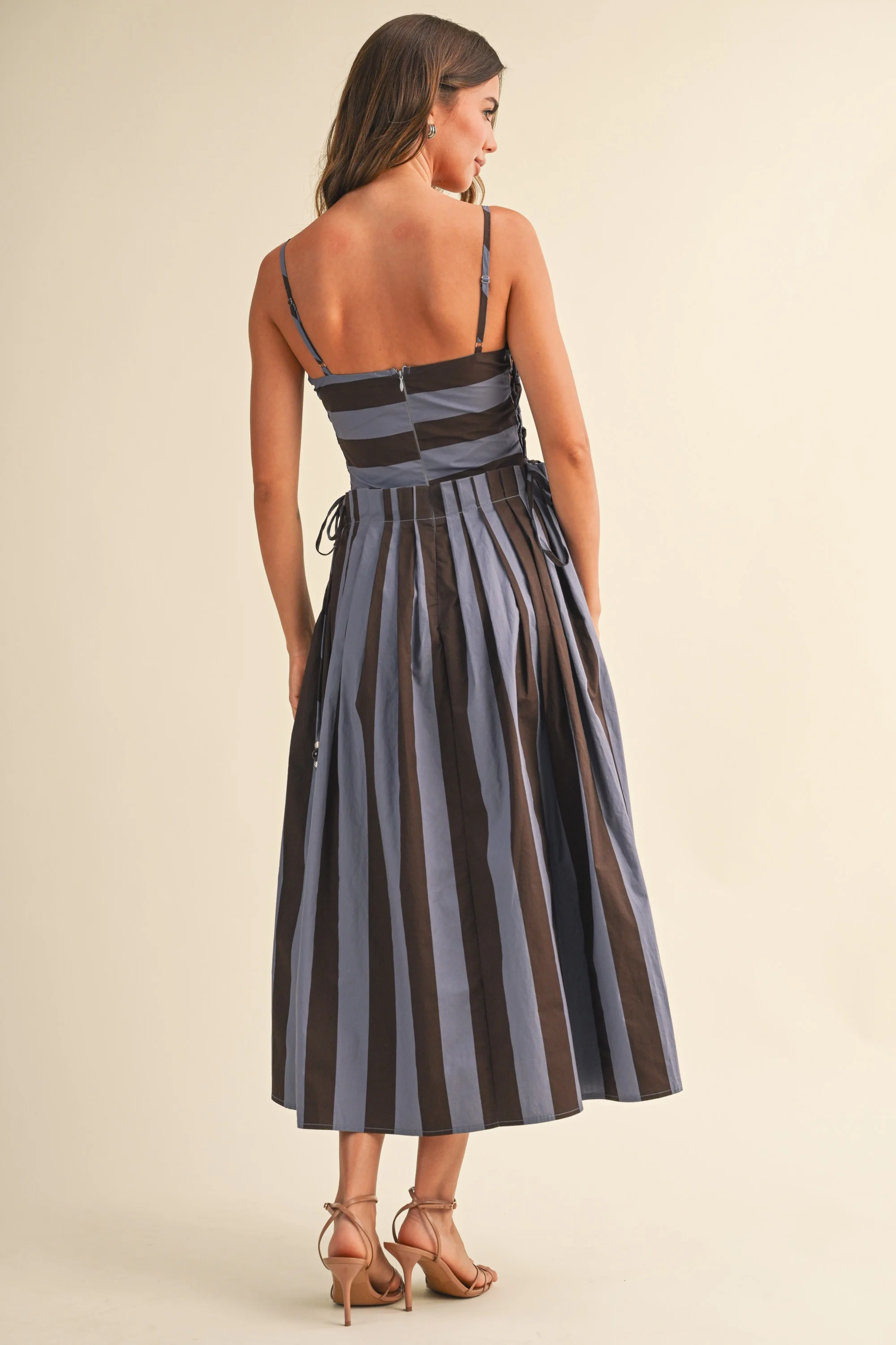 Palmstead Stripe Midi Dress - Image 4