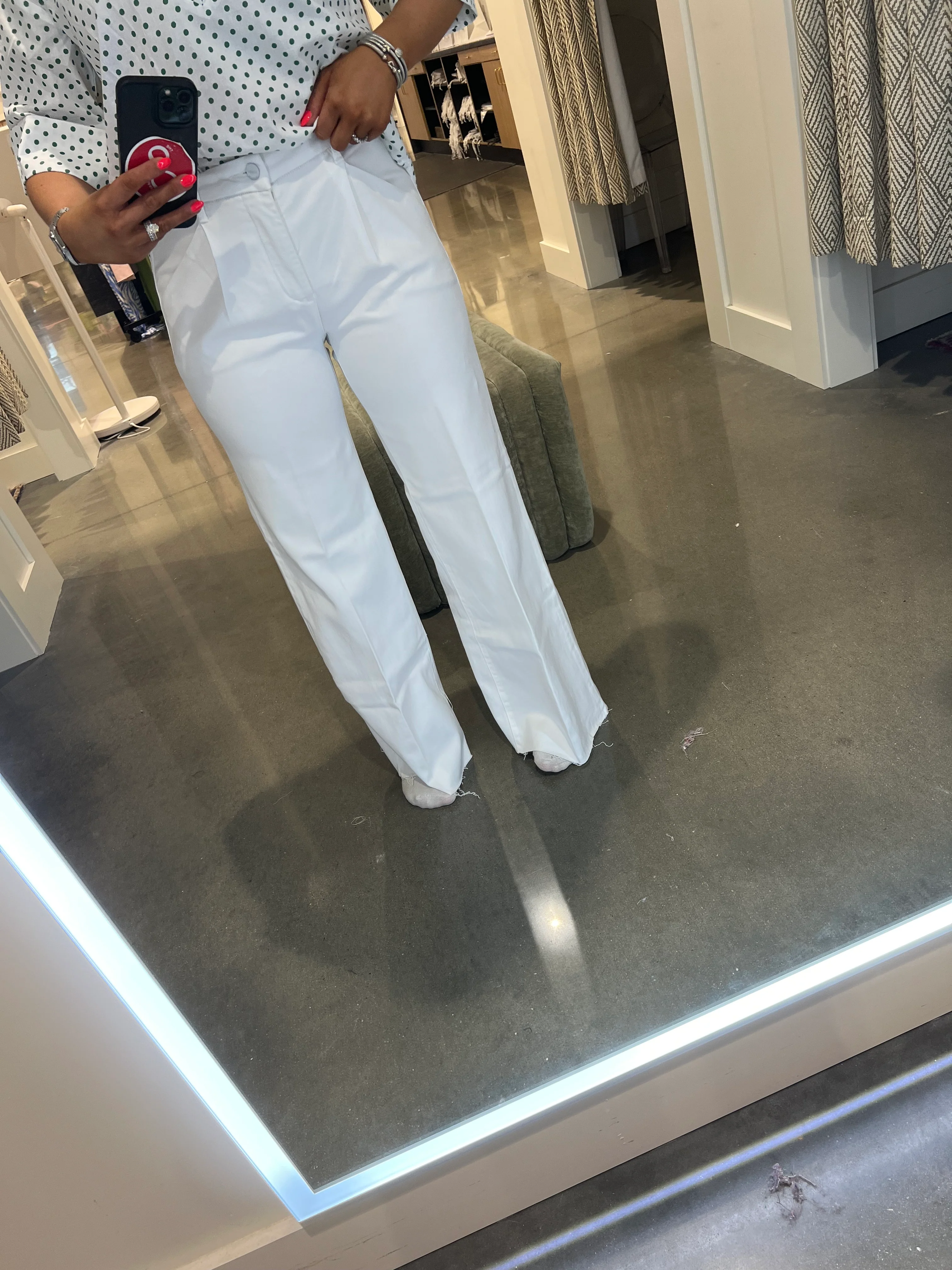 Patricia Wide Leg Pleated Pants – High Rise, Tummy Control - Image 2