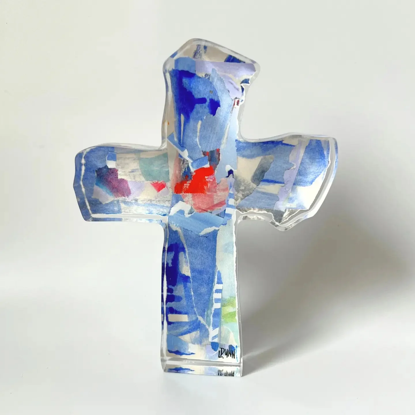 Periwinkle Acrylic Cross - Image 2