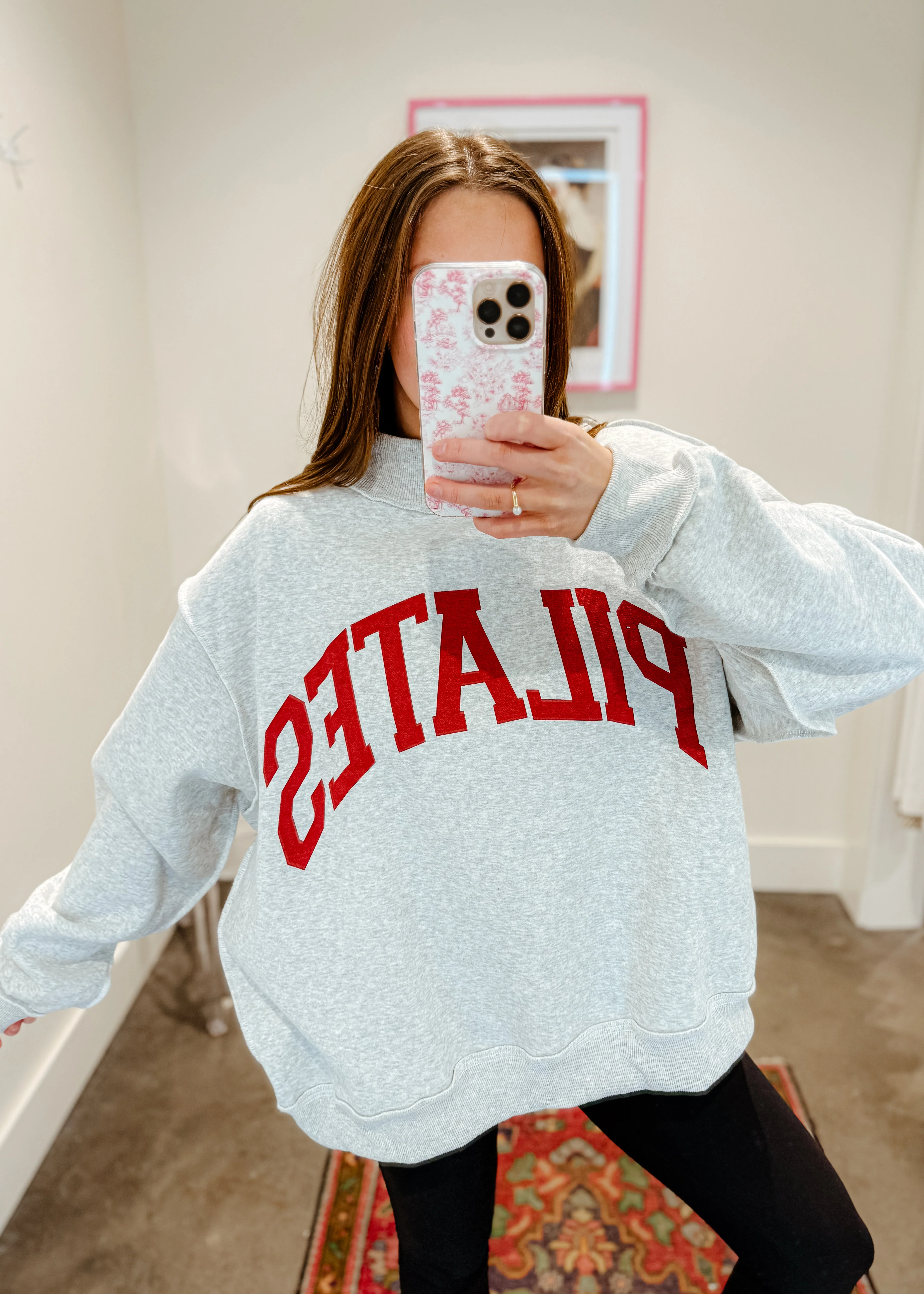 Pilates Mockneck Sweatshirt - Image 3