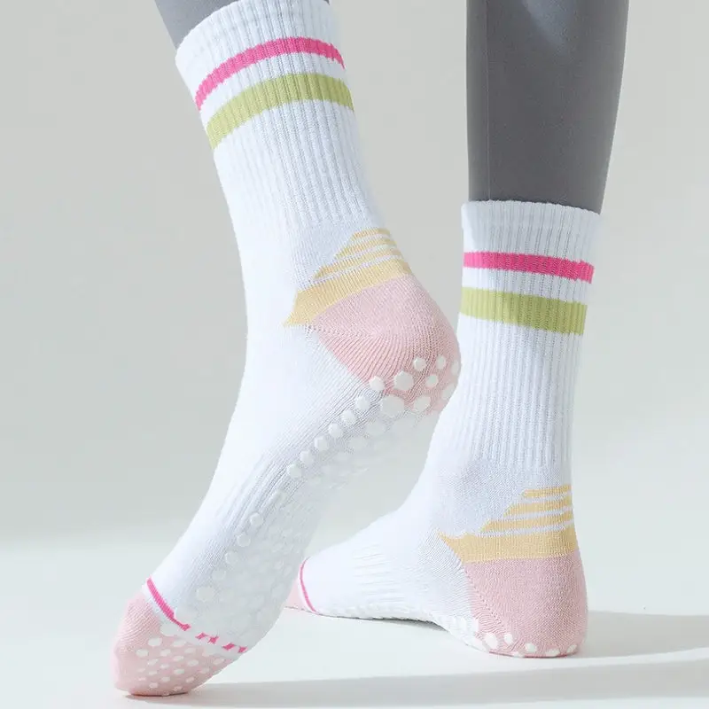 Pilates Striped Grip Socks - Image 8