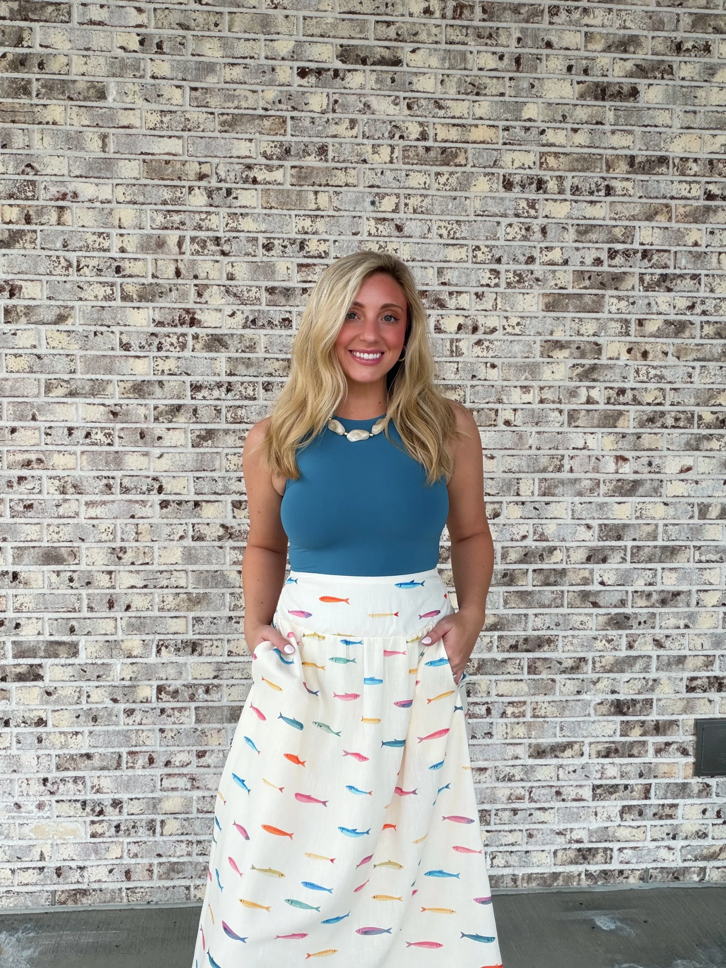 Positano Pesce Midi Skirt - Image 5