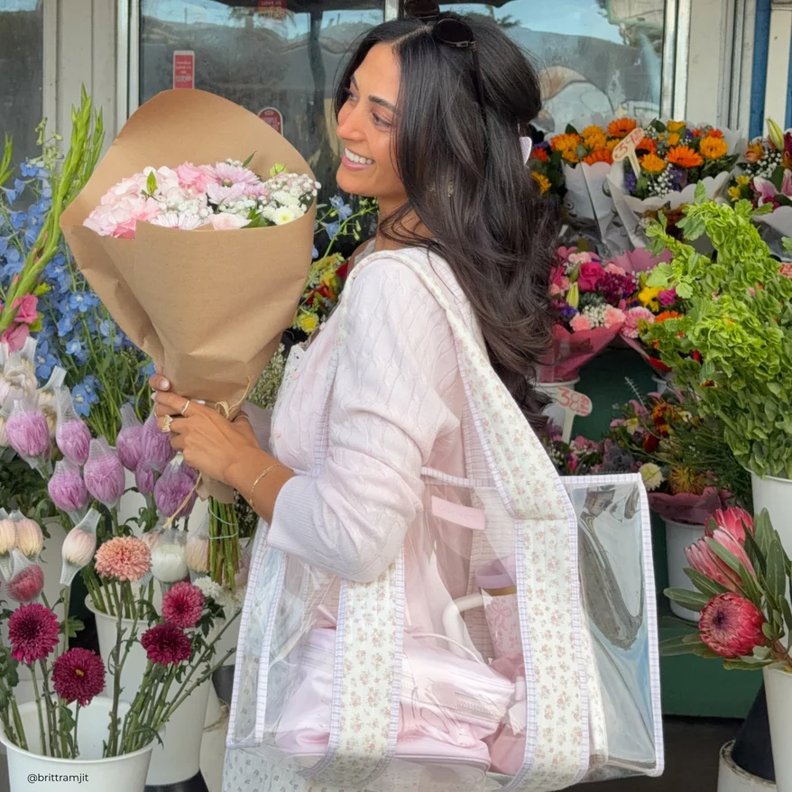 Rosabelle Quilted Ditsy Floral Jelly Tote Bag - Image 4