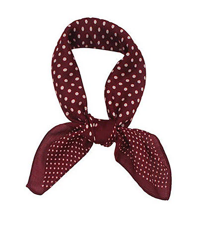 Rosette & Polka Dot Scarf - Image 2