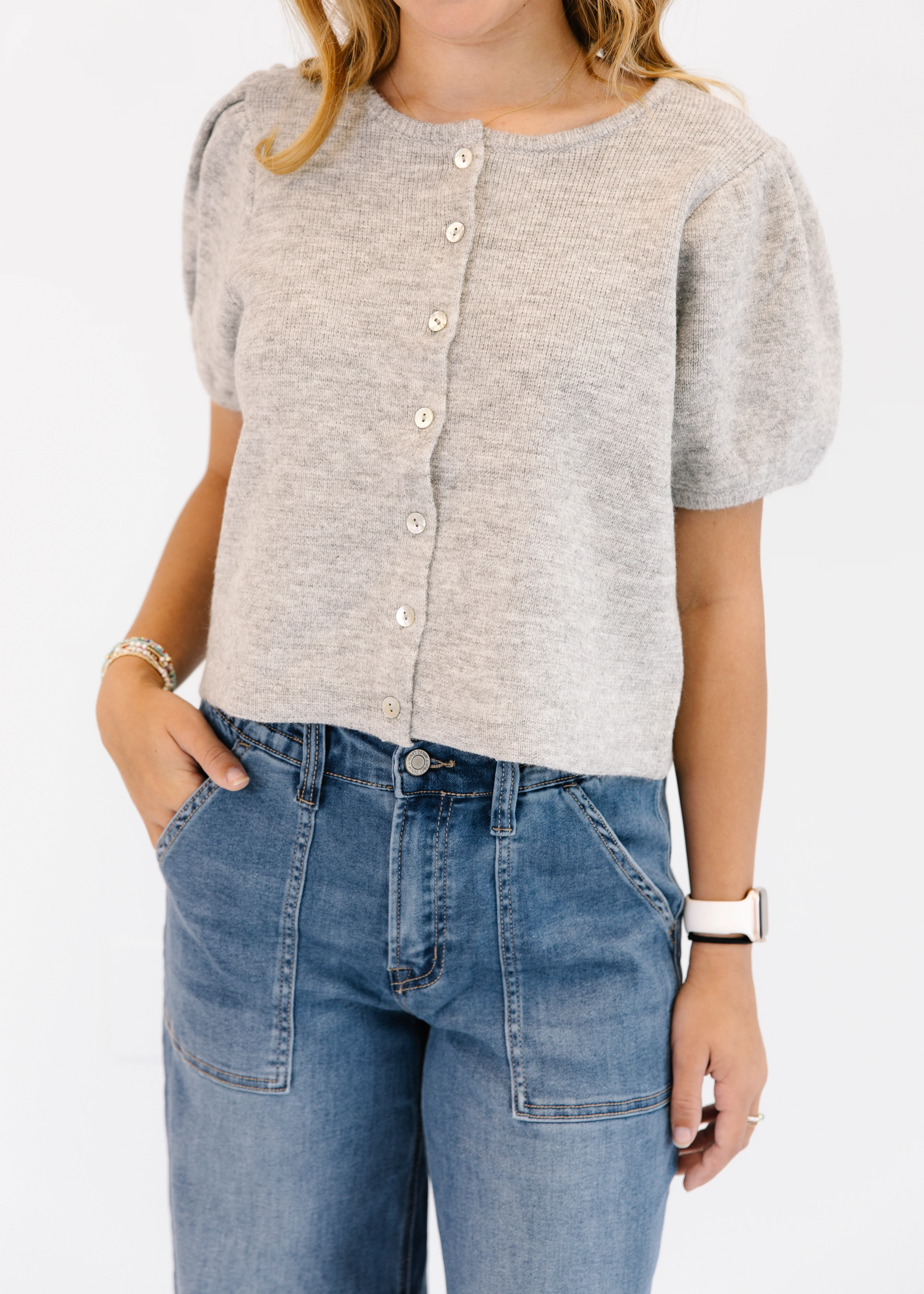 Samantha Puff Sleeve Top - Image 7