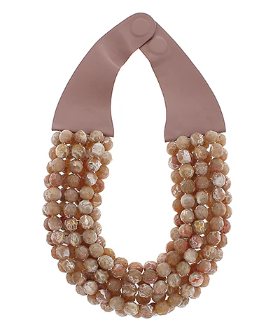 Selene Agate Bead Necklace - Image 11