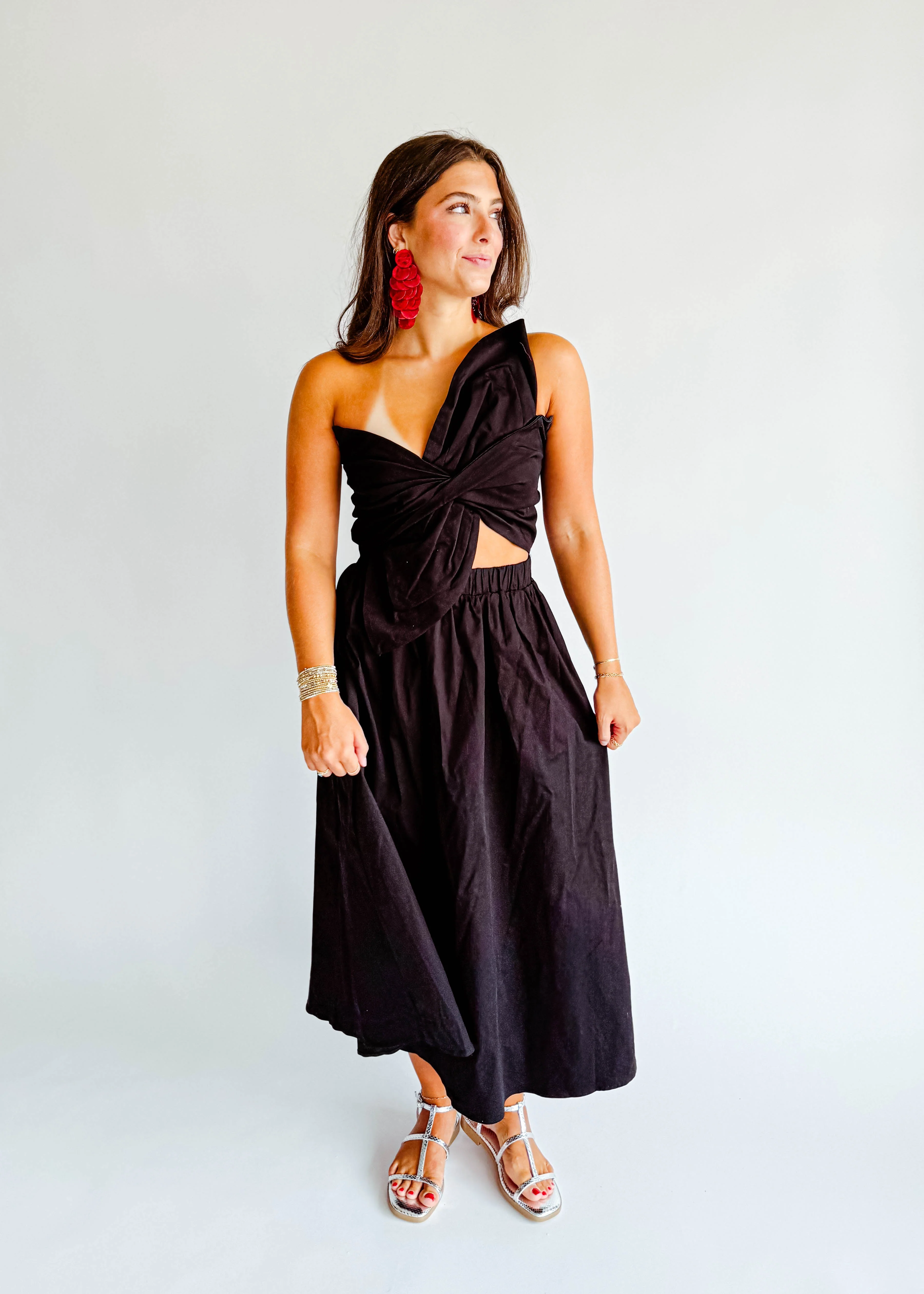 Shayla One-Shoulder Cutout Dress - Image 8