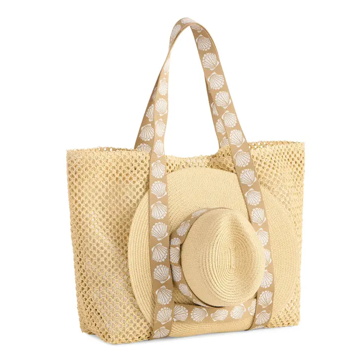 Shelly Tote and Hat Set - Image 2