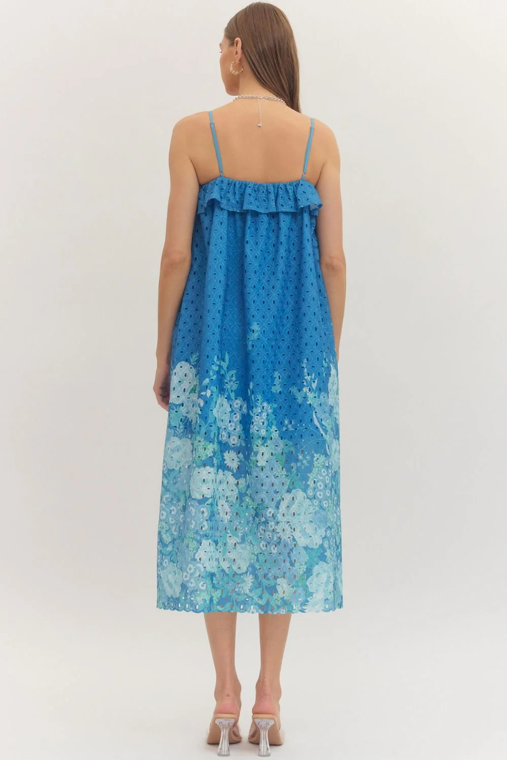 Shoreline Watercolor Eyelet Dress - Image 6