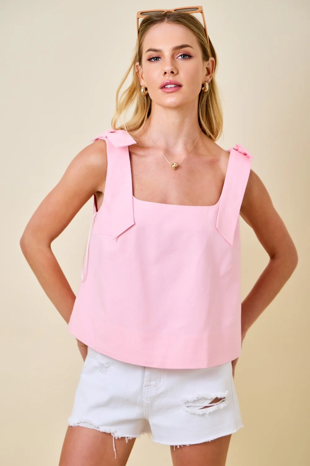 Sara Square-Neck Top - Image 2