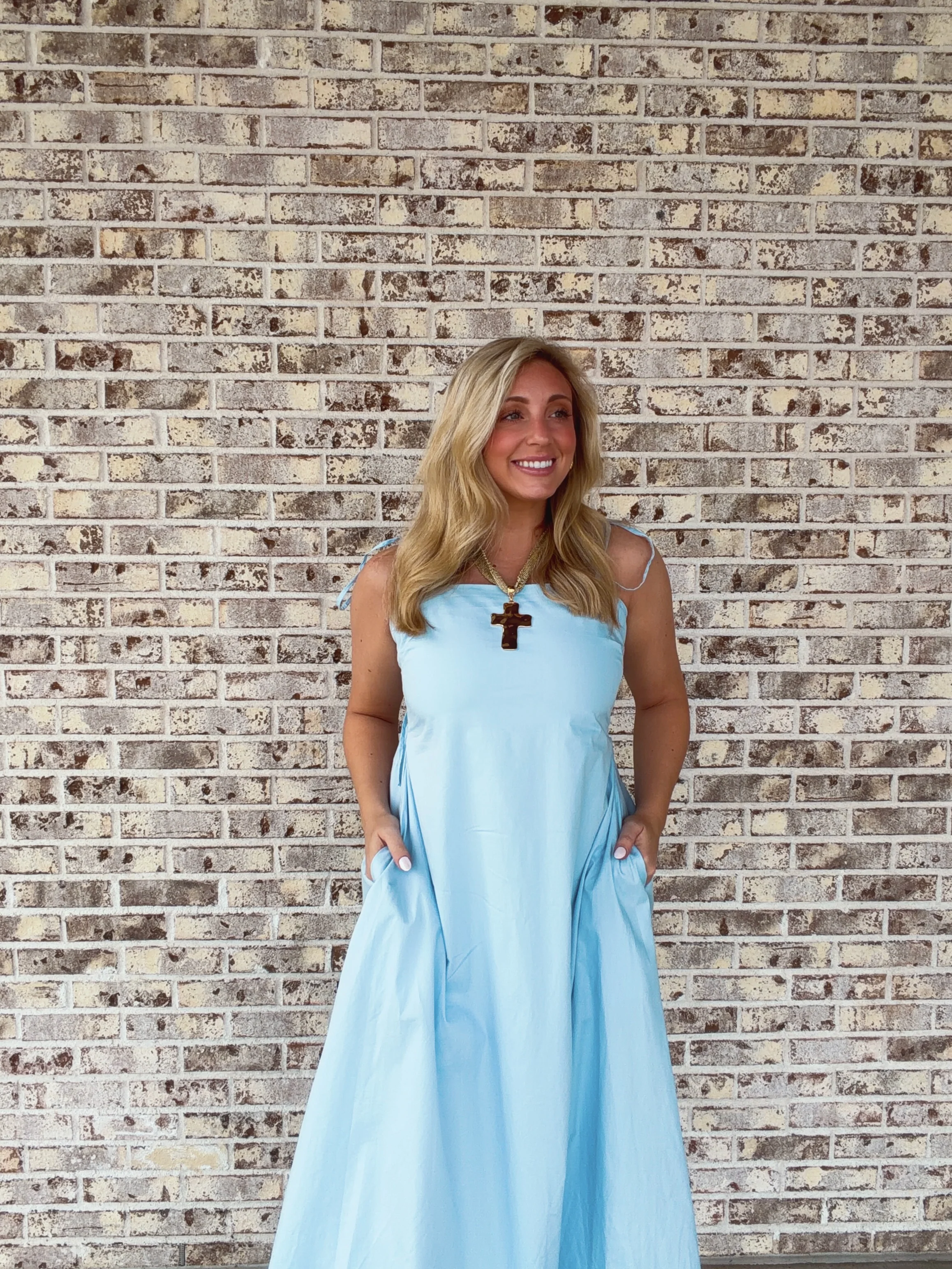 Sloane Tie-Strap Maxi Dress - Image 2