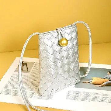 Small Woven Crossbody Bag - Image 2