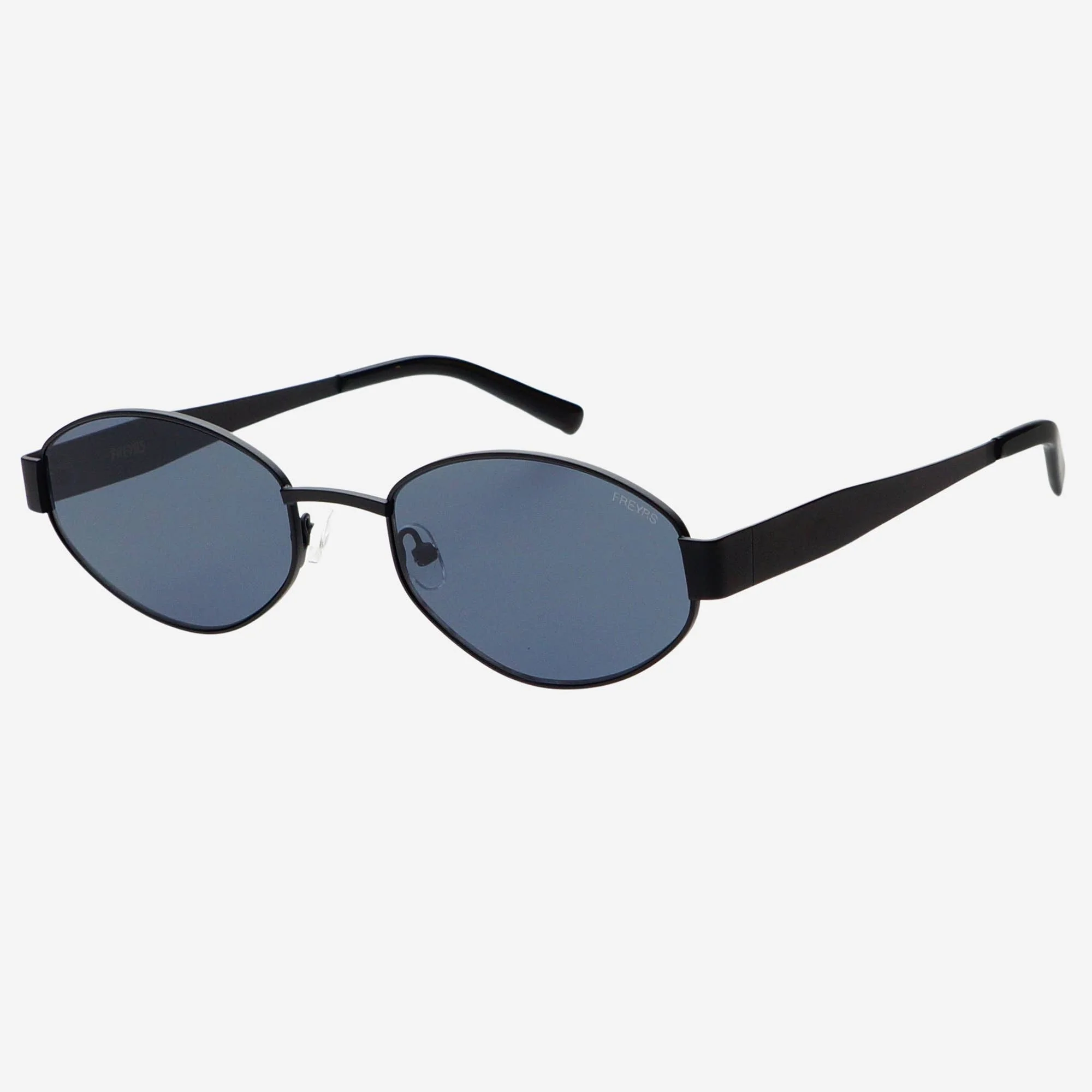 Soho Oval Sunglasses - Black - Image 4