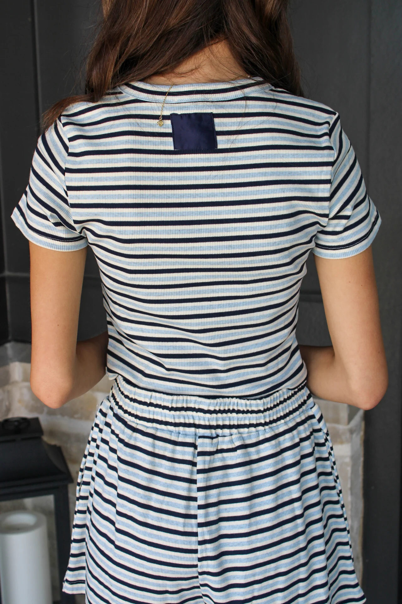 Sophie Stripe Lounge Shorts - Image 4