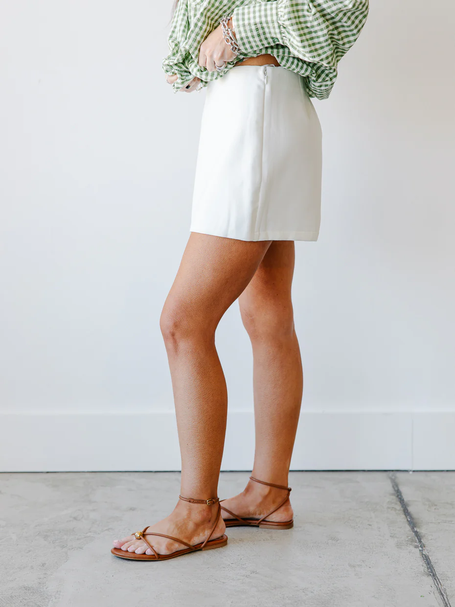 Stephanie High-Waist Minimalist Skort - Image 4