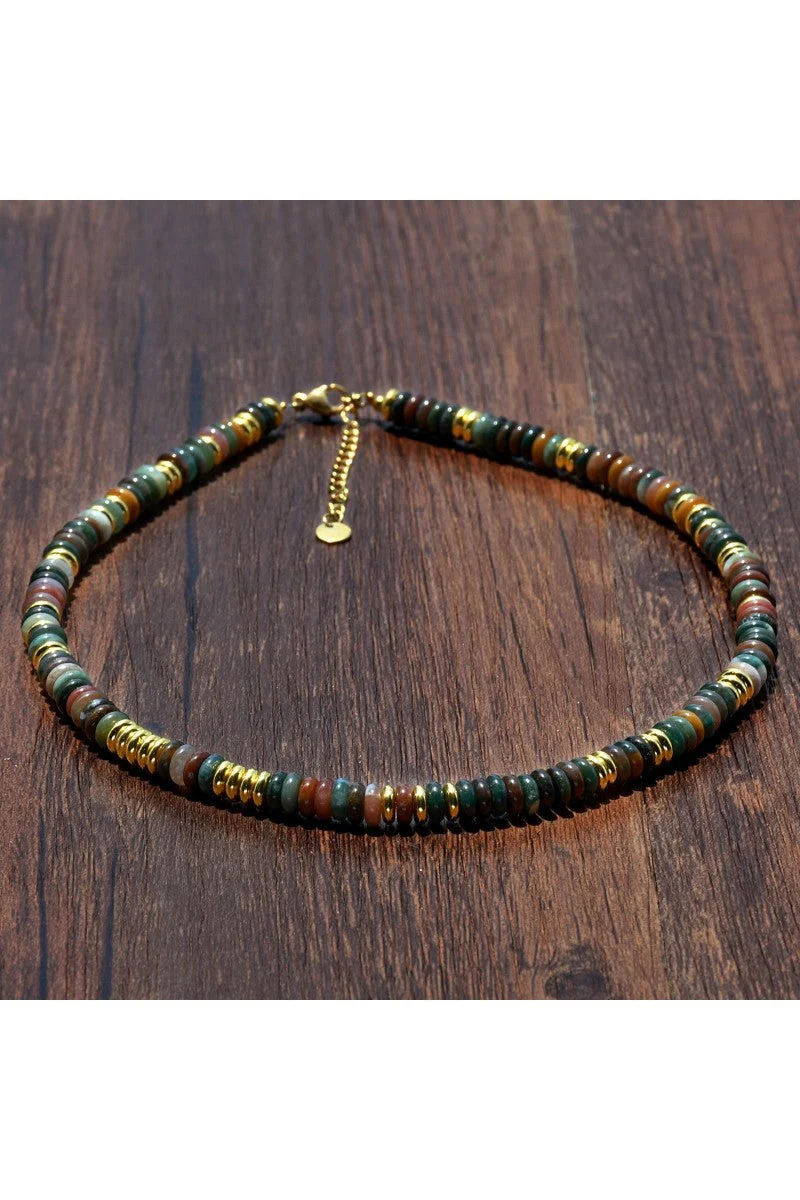 Stone Beaded Necklace - Image 3
