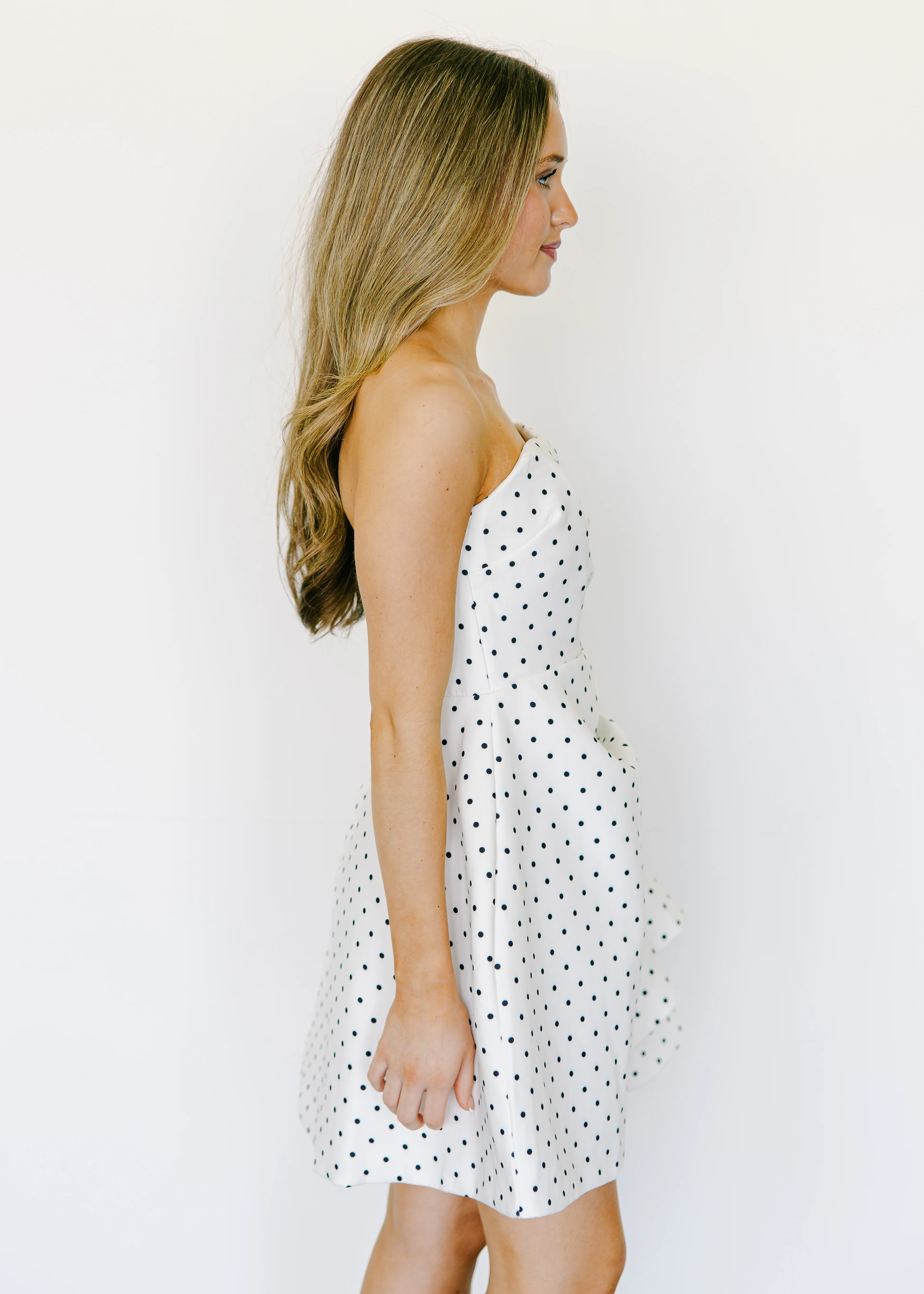 Rosie Dot Mini Dress - Image 4