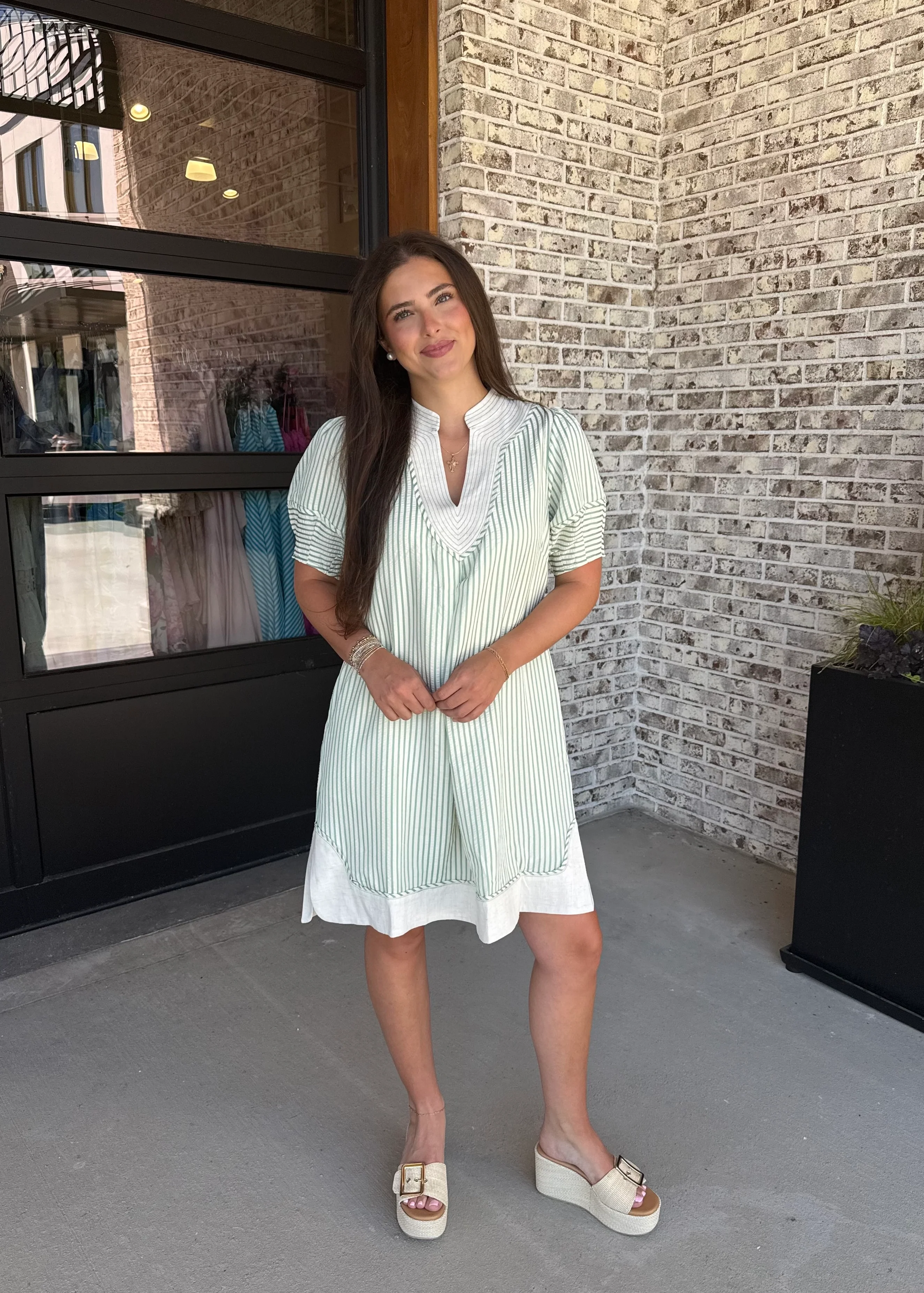 Charlotte Striped Tunic Dress - Image 4