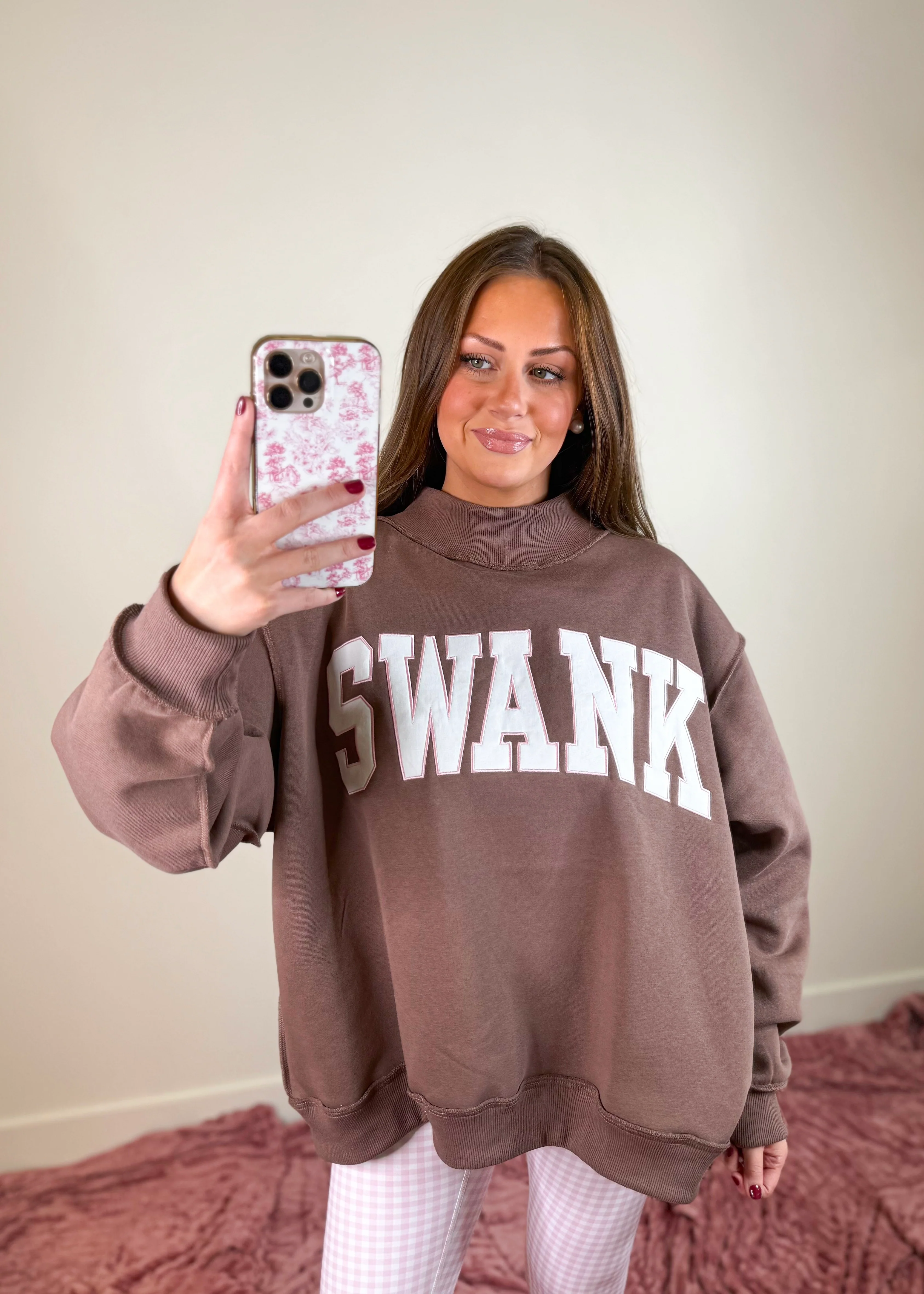 Swank Mock Neck Sweatshirt - Image 5