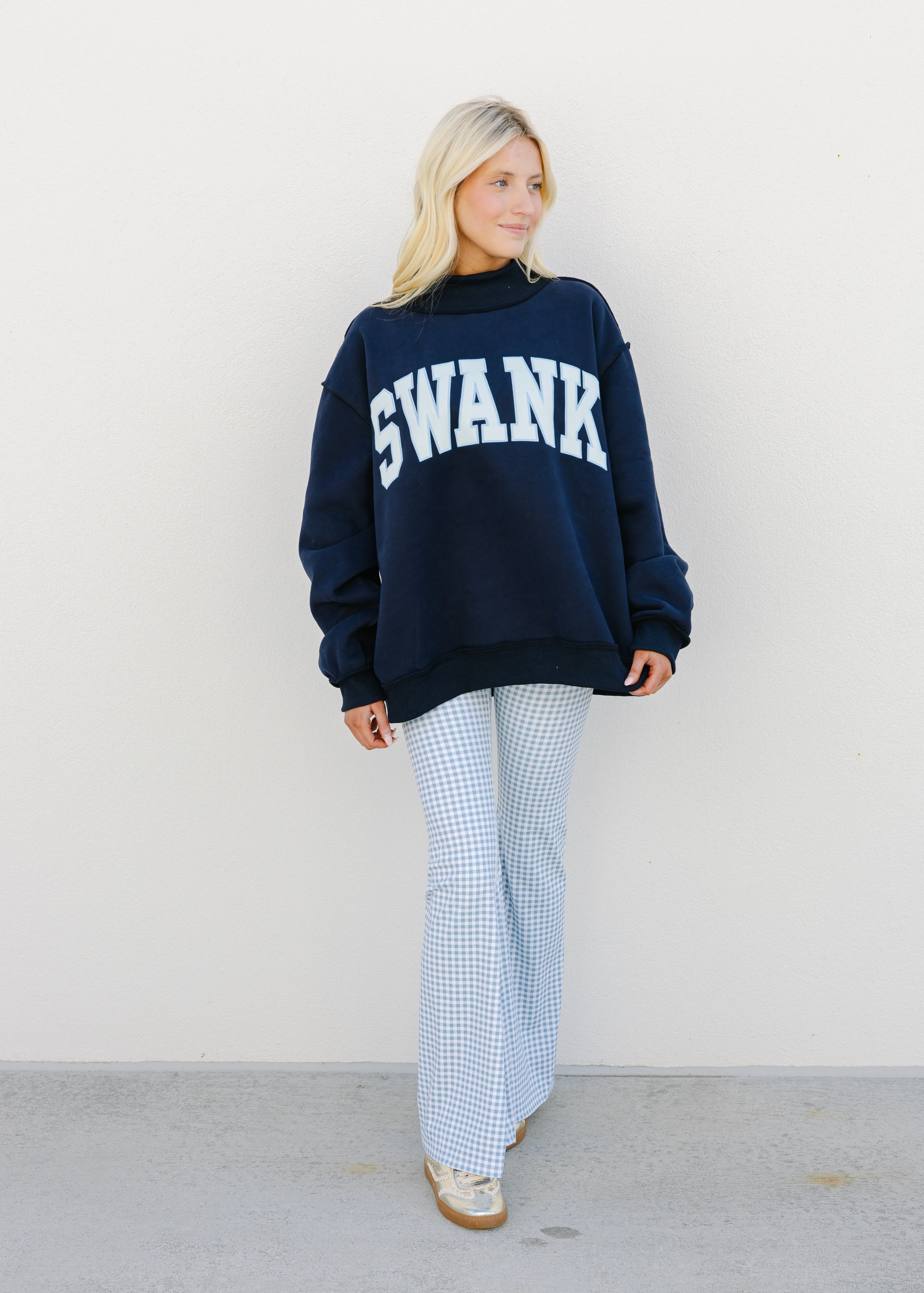 Swank Mock Neck Sweatshirt - Image 7