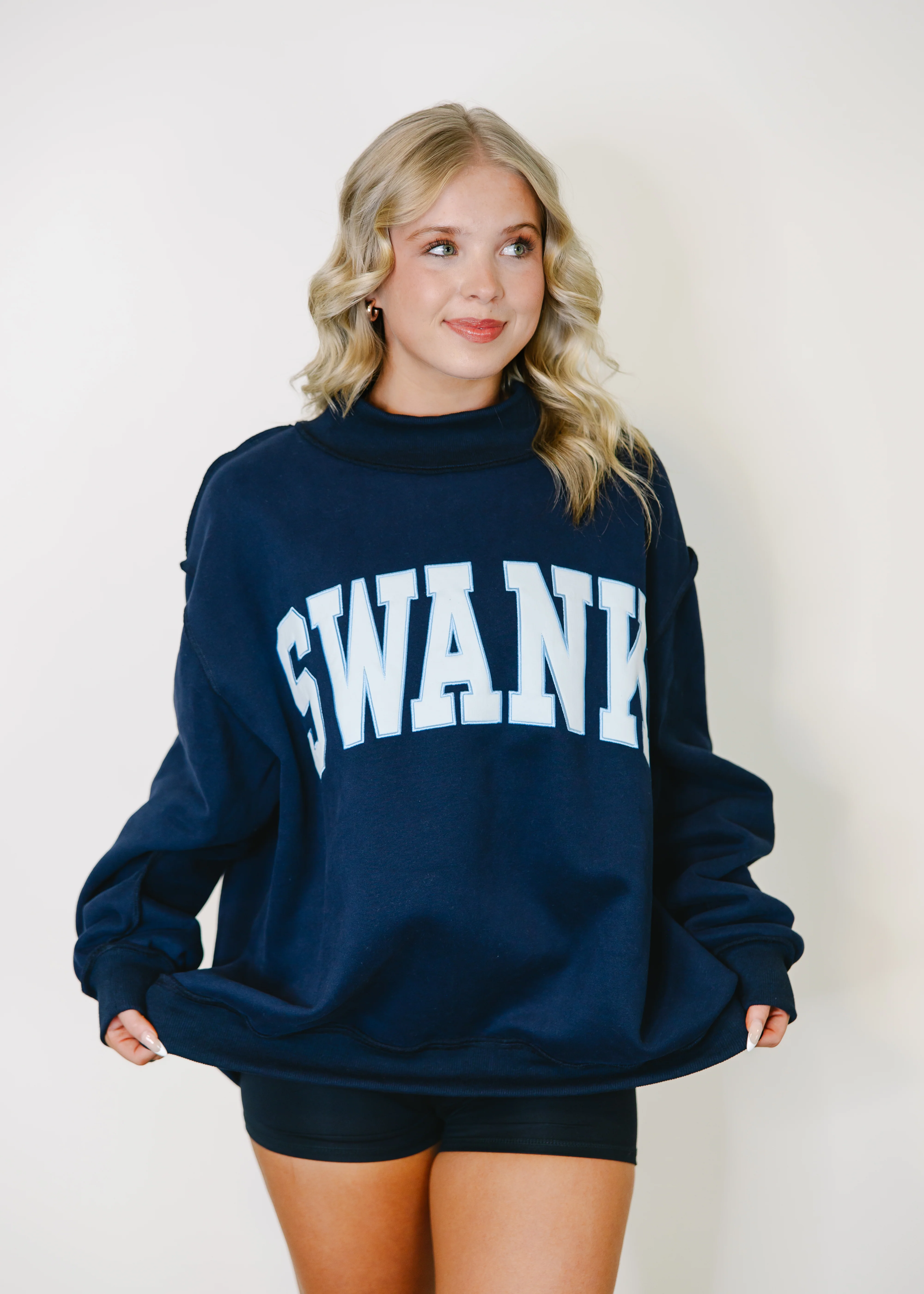 Swank Mock Neck Sweatshirt - Image 9
