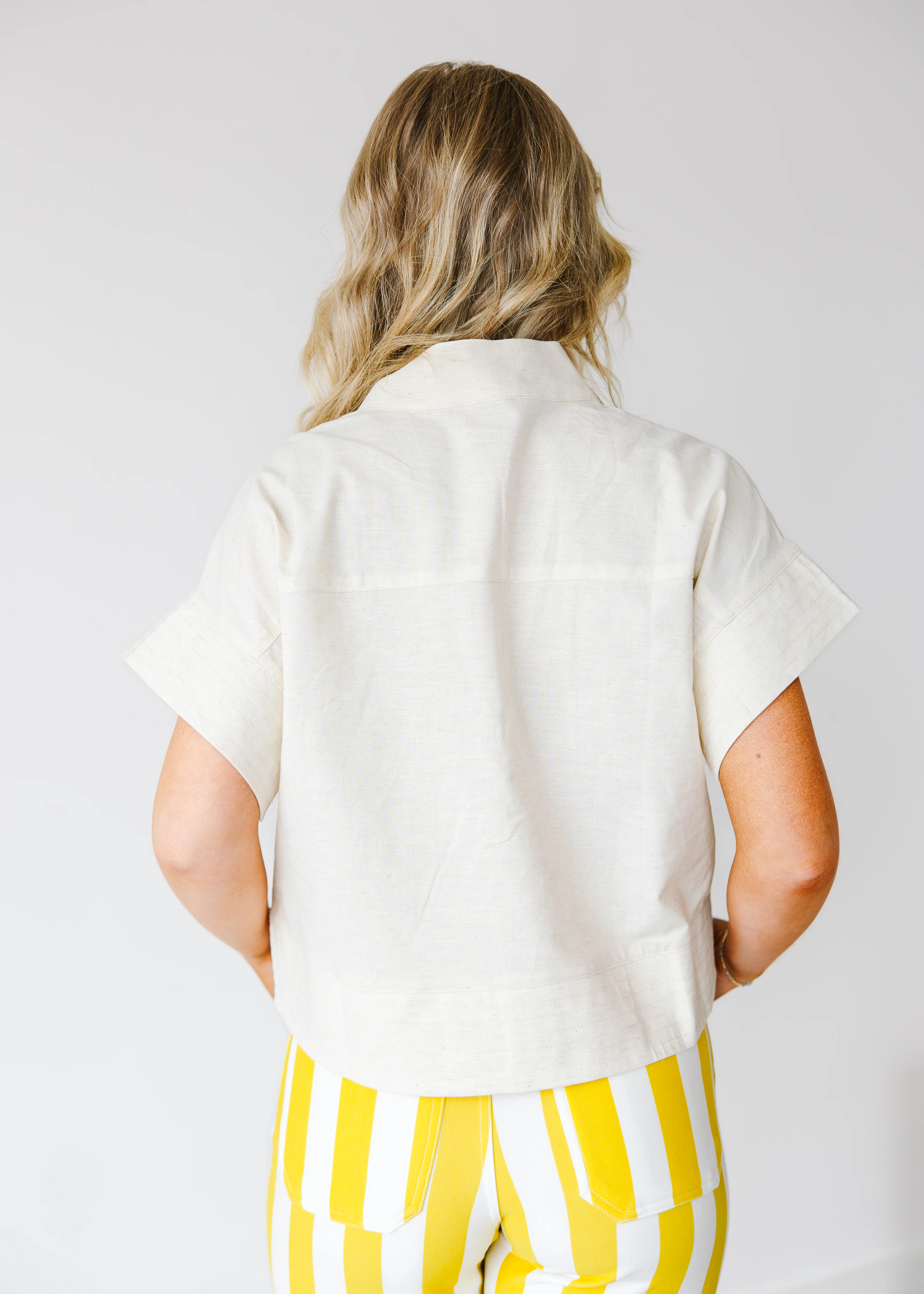 Sylvie Mock Neck Top - Image 8