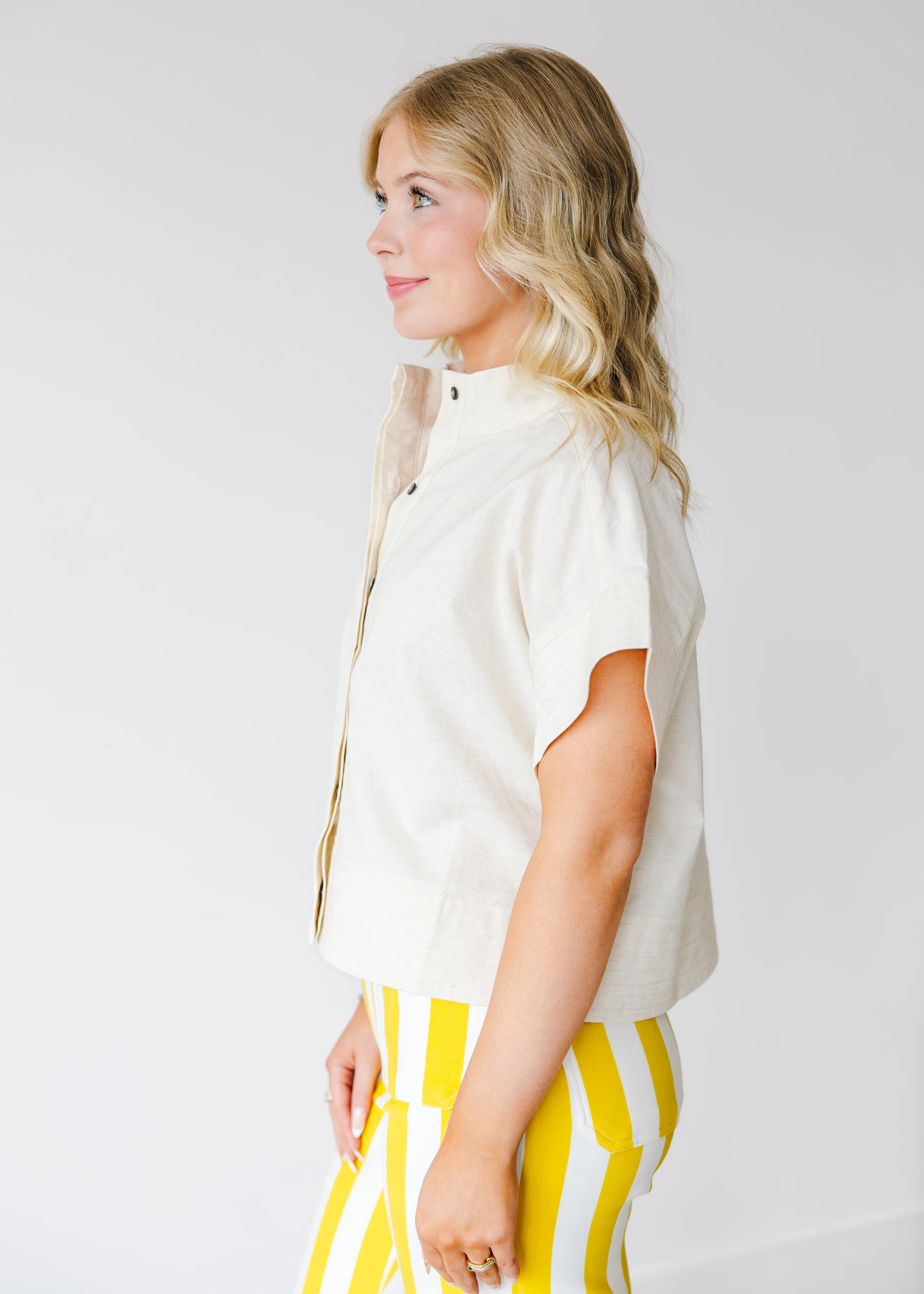 Sylvie Mock Neck Top - Image 9