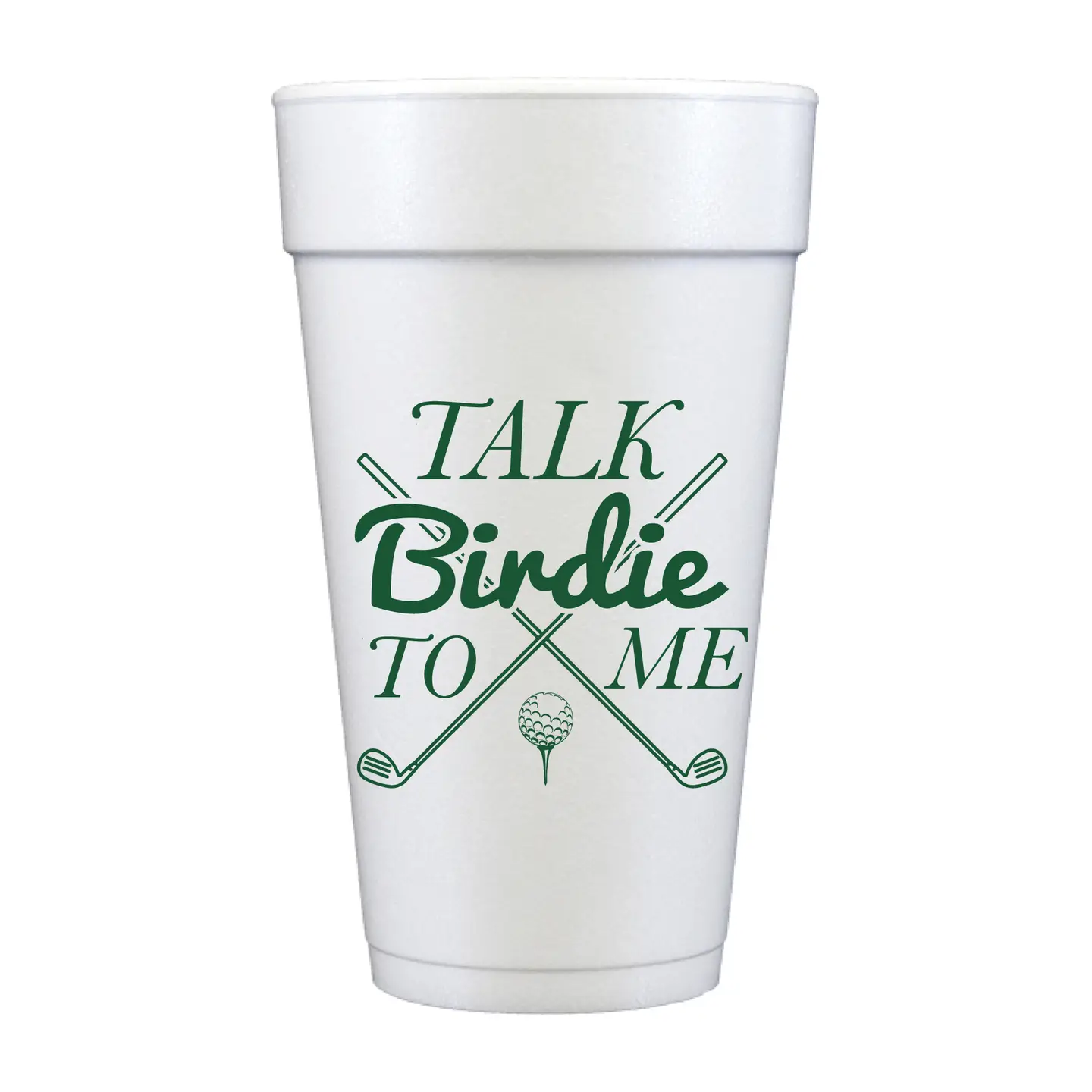 Talk Birdie To Me Foam Cups | Set of 10
