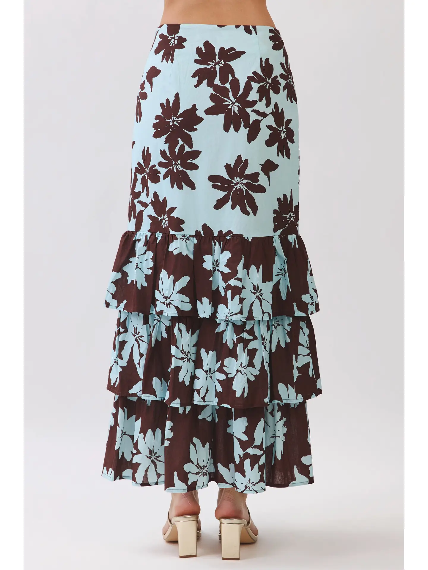 Tara Tiered Ruffle Maxi Skirt - Image 6
