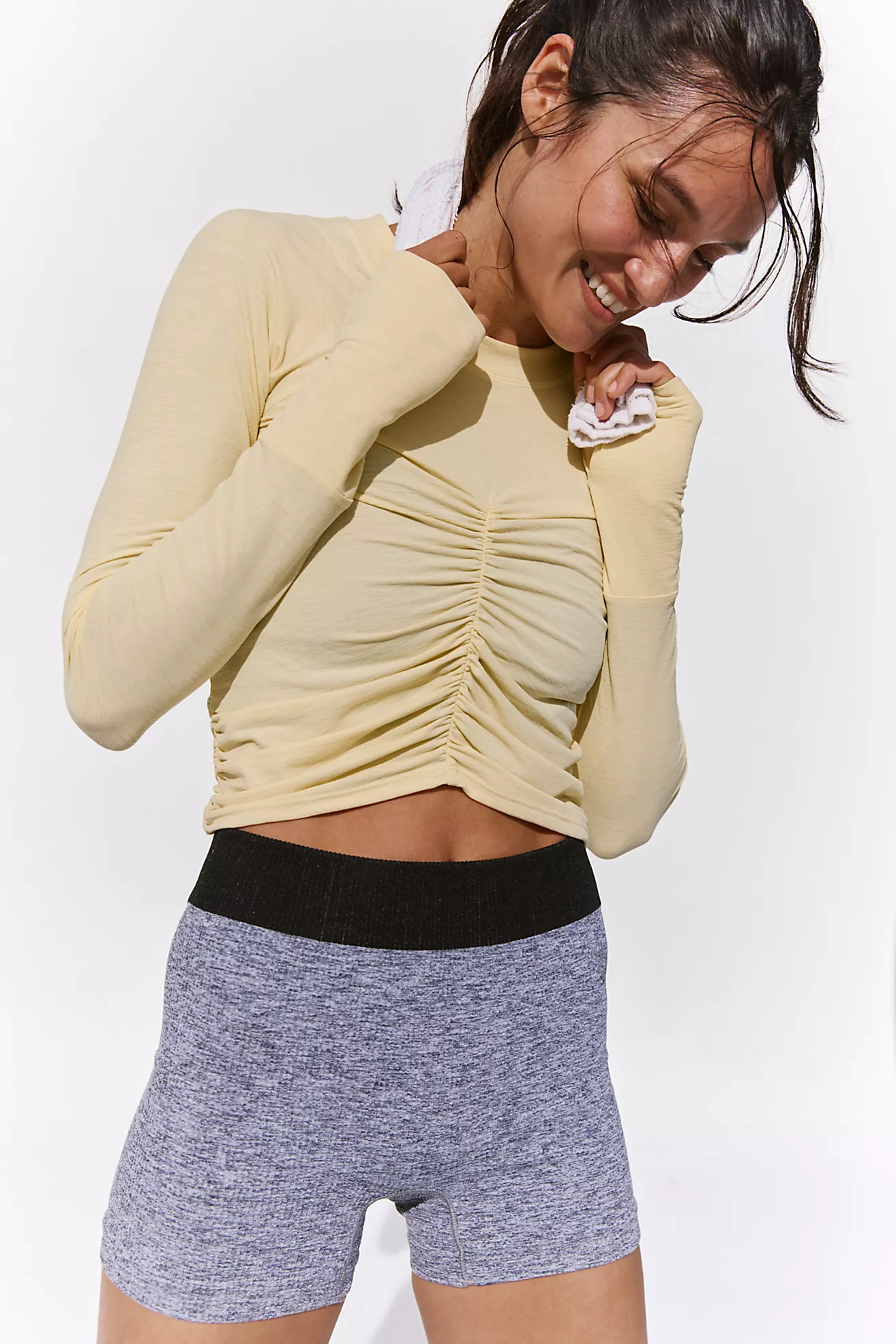 Tempo Ruched Long Sleeve Top - Image 6