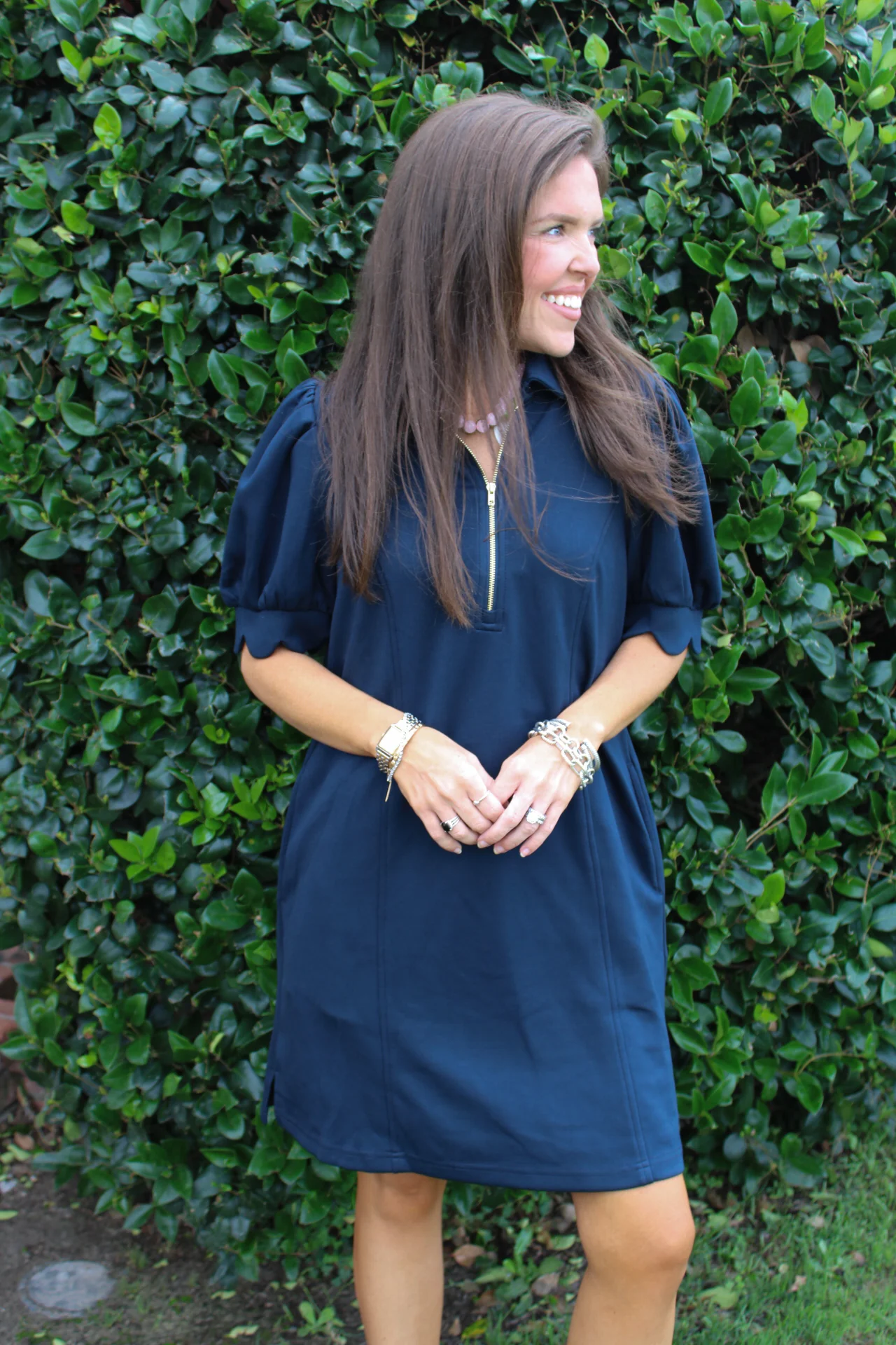 Thalia Puff Sleeve Mini Dress - Image 5