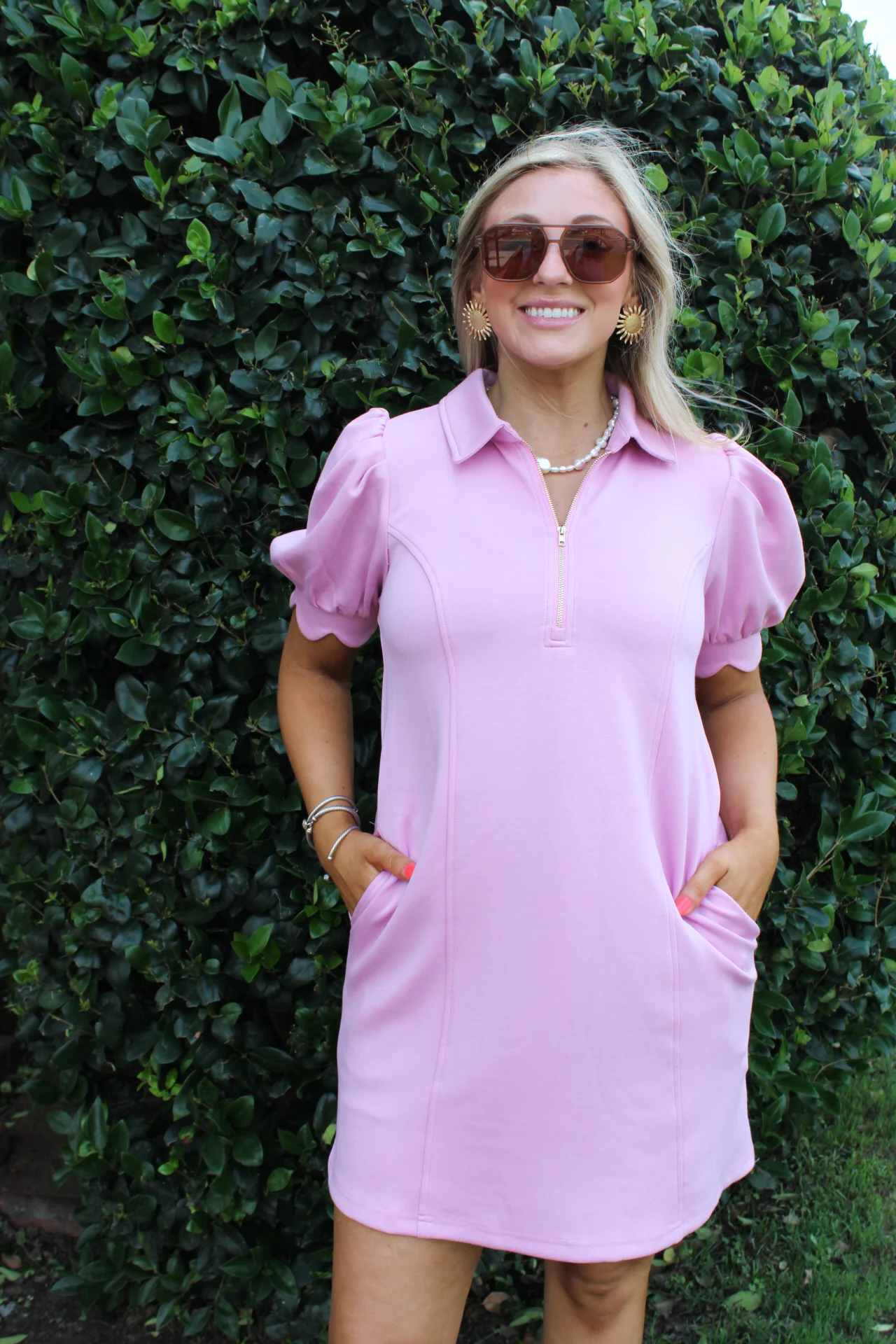 Thalia Puff Sleeve Mini Dress - Image 6
