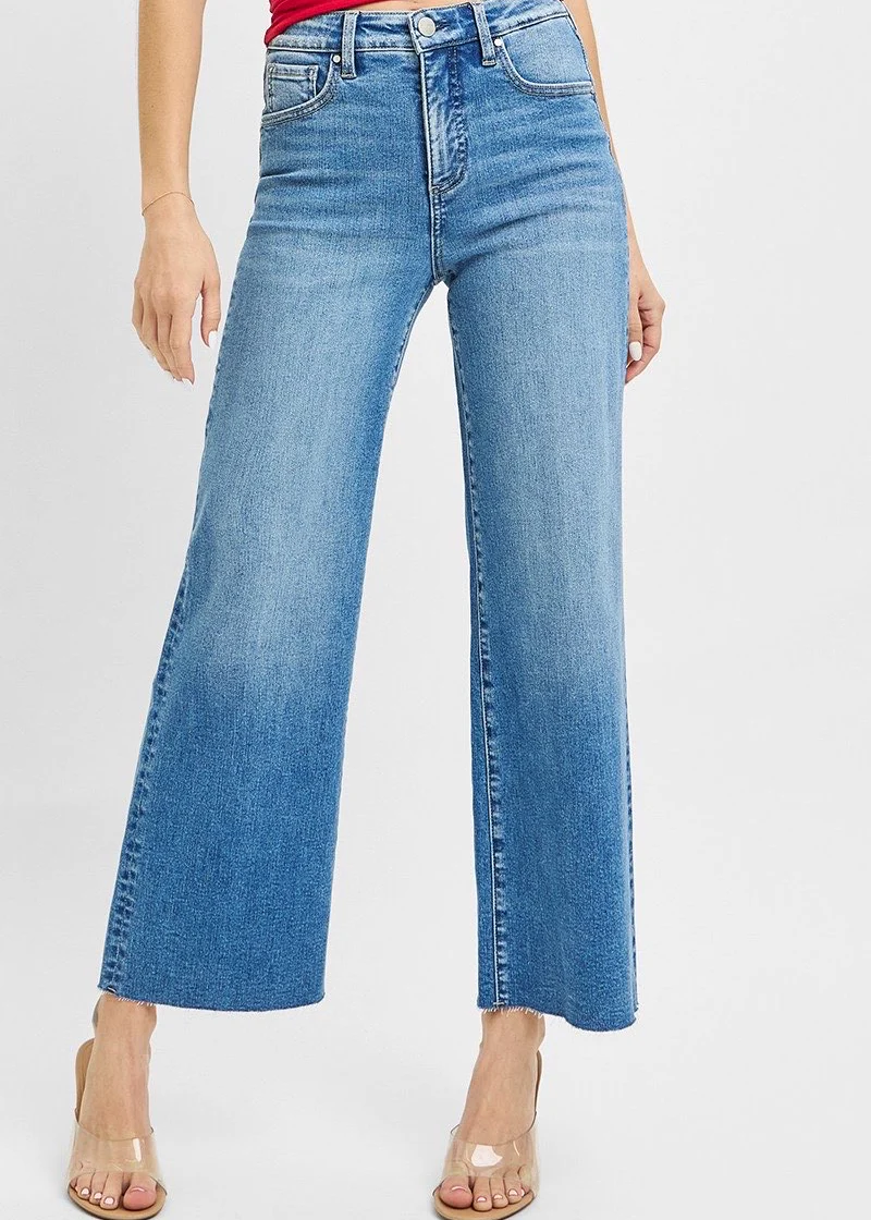 Gabby Tummy Control Wide Leg Jeans - Image 3