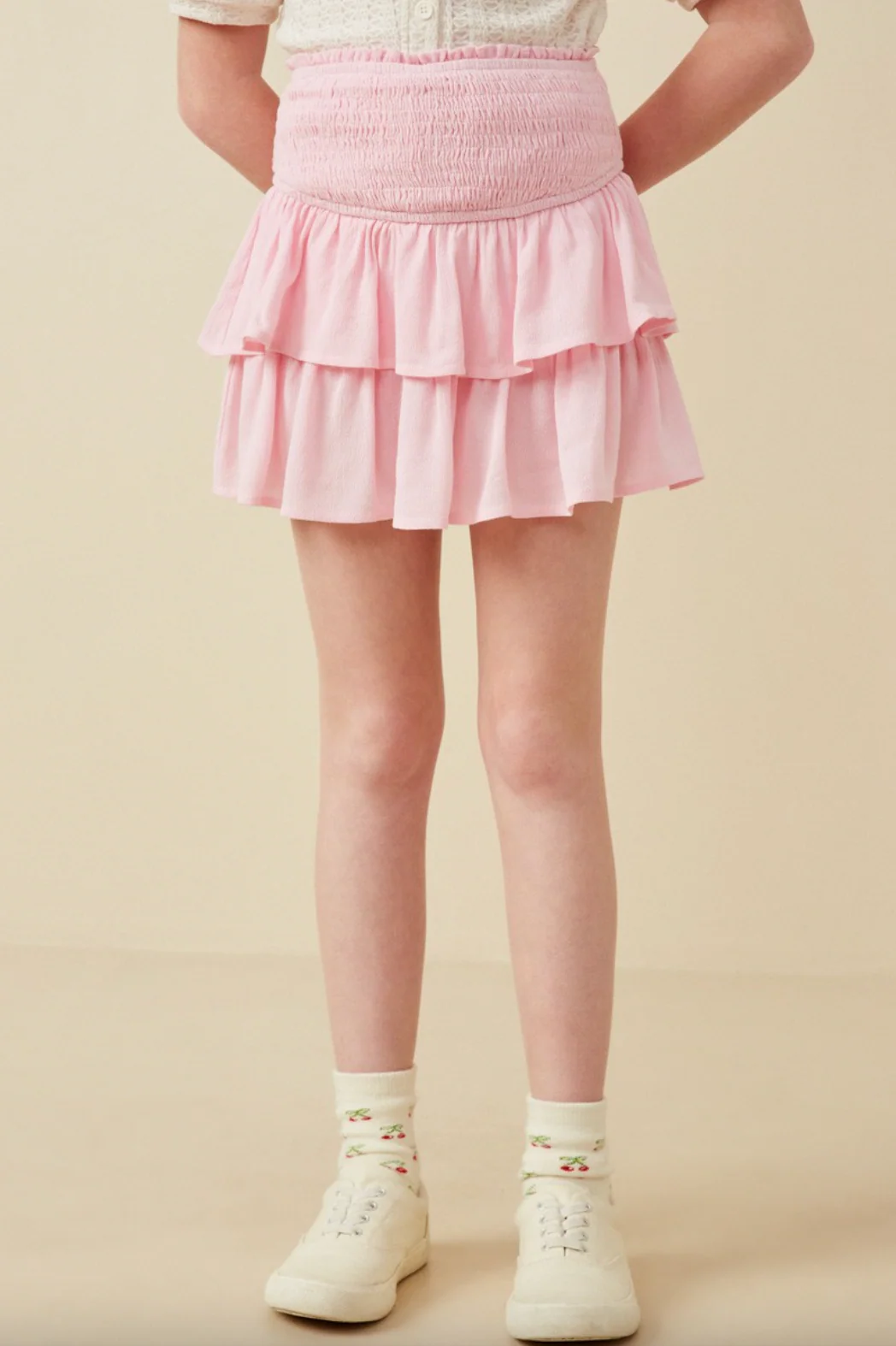Tween Smocked Ruffle Skirt - Image 12