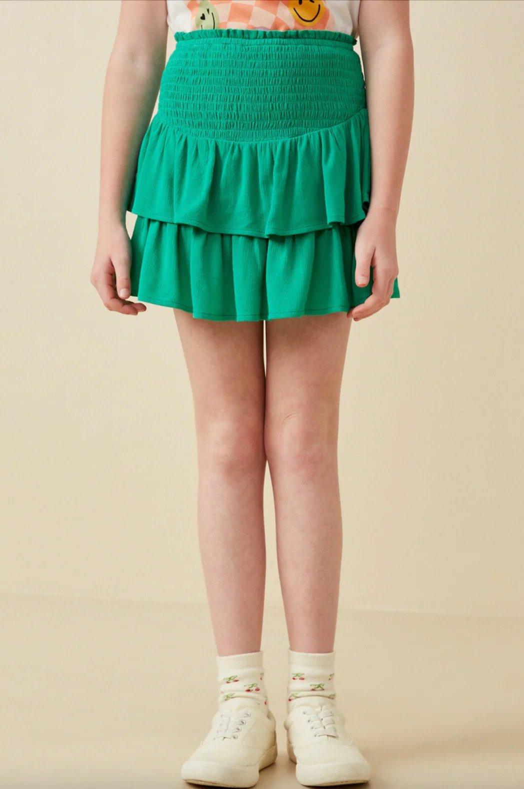 Tween Smocked Ruffle Skirt - Image 8
